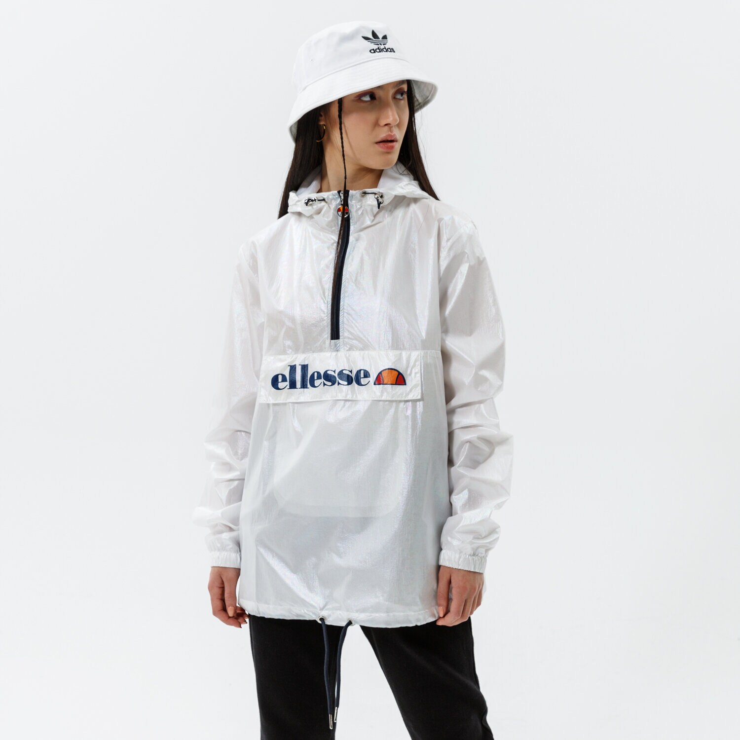 Kurtka wiosenna / jesienna damska ELLESSE KURTKA ADALINE OH JACKET IRID SGI11063934 BIAŁY