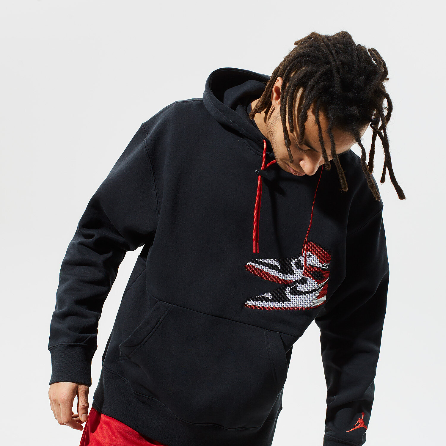 Bluza męska JORDAN BLUZA Z KAPTUREM JUMPMAN HOLIDAY CT3457-010 CZARNY