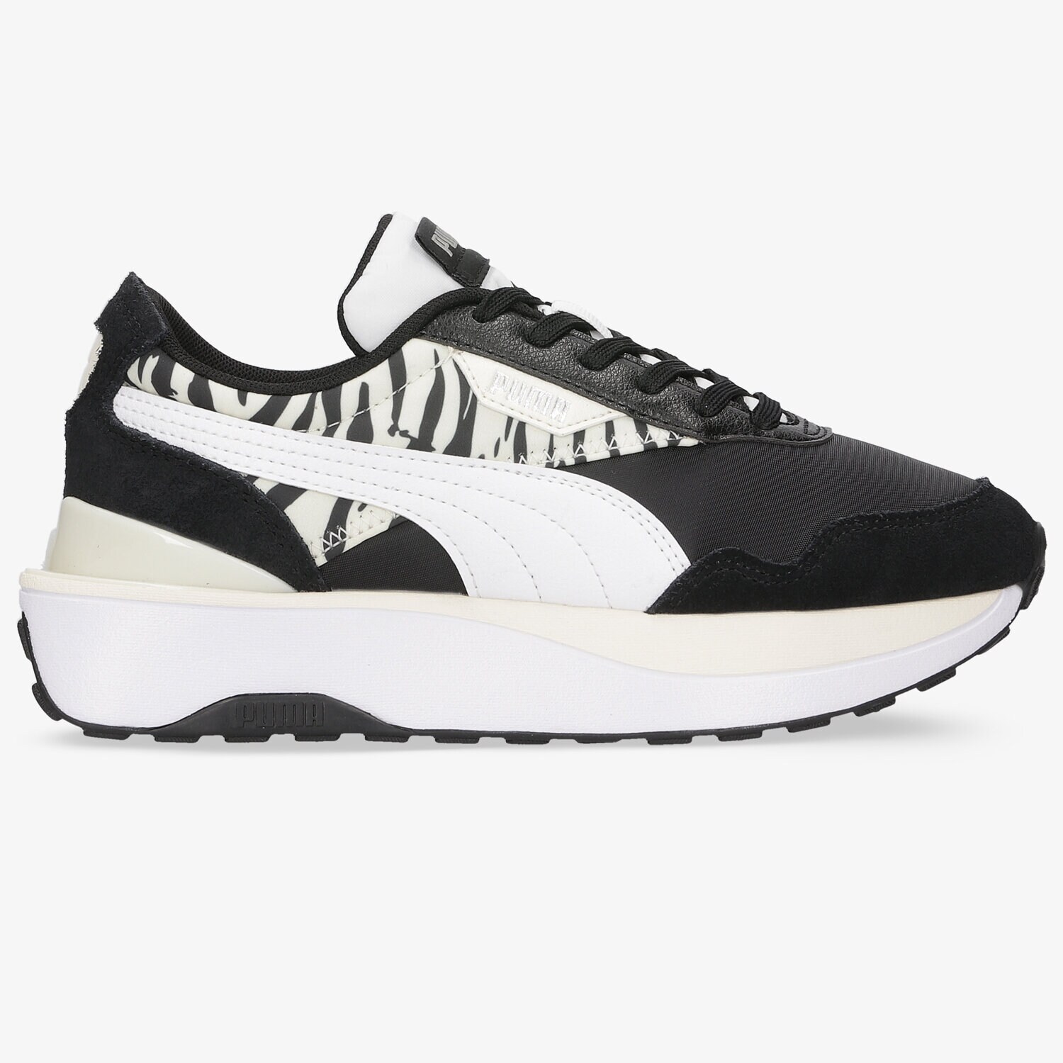 Buty sneakersy dla dzieci PUMA CRUISE RIDER ROAR JR 38185802 CZARNY