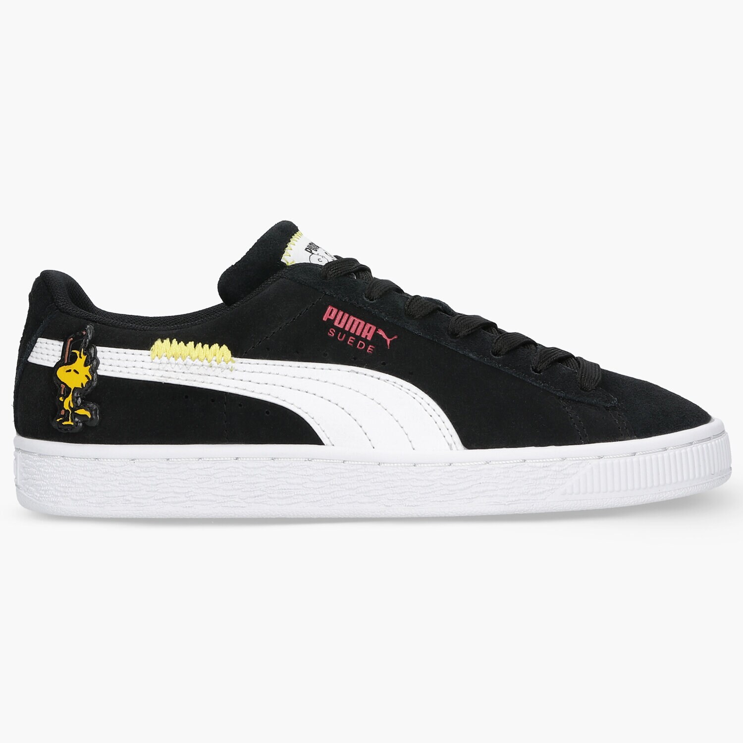 Buty sneakersy dla dzieci PUMA PEANUTS SUEDE CLASSIC XXI JR 38093301 CZARNY