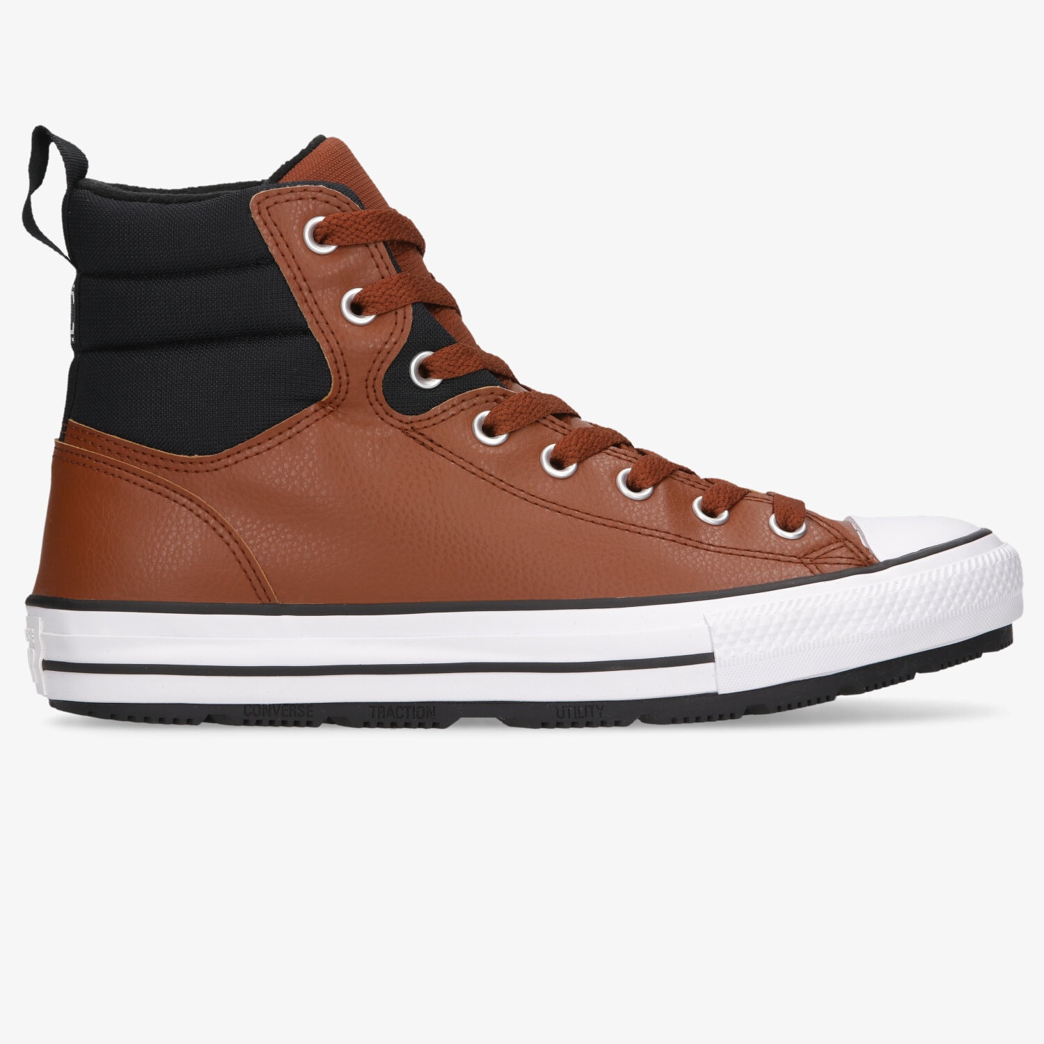 Buty sneakersy męskie CONVERSE CHUCK TAYLOR ALL STAR BERKSHIRE BOOT 171449C BRĄZOWY