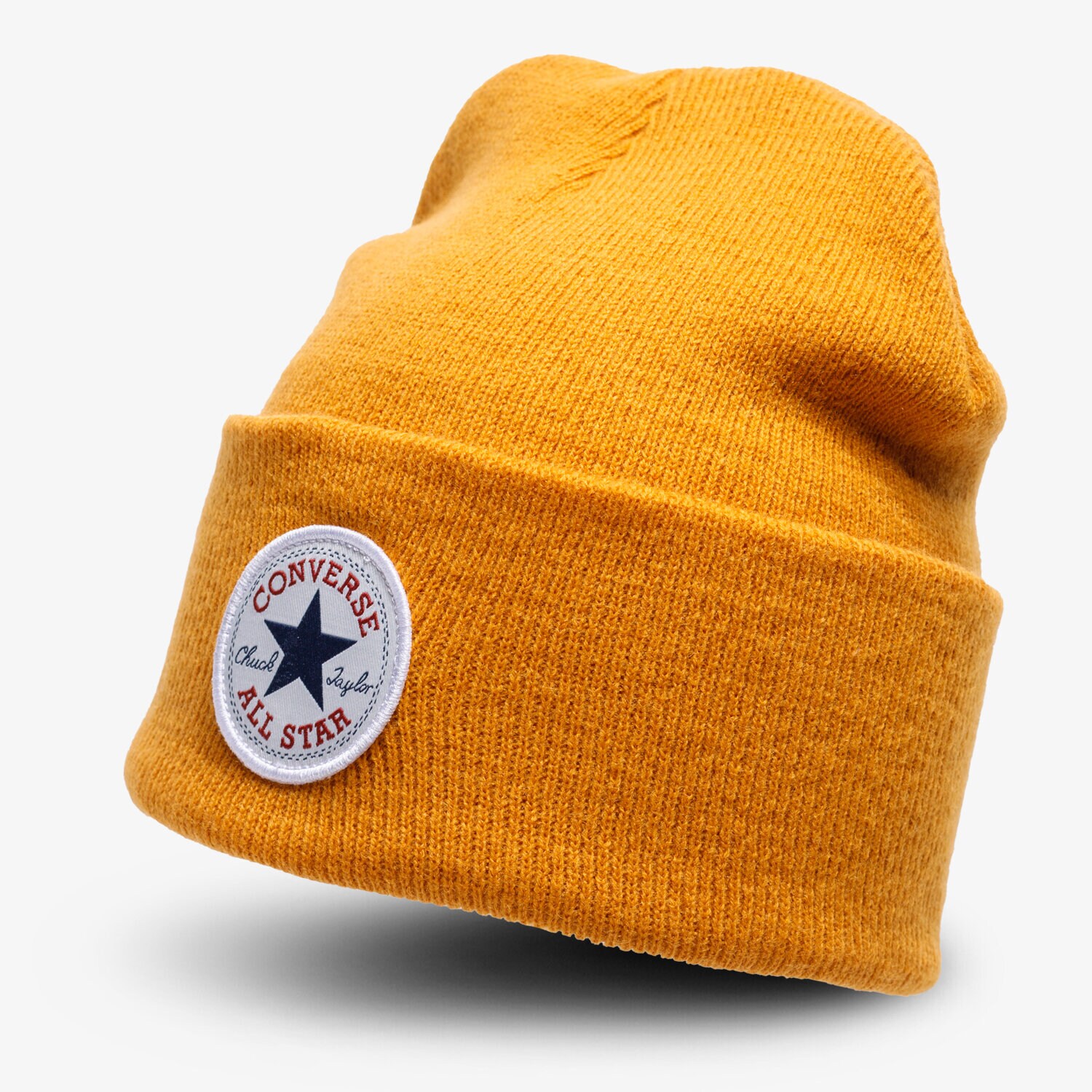Czapka zimowa dla dzieci CONVERSE CZAPKA ZIMOWA TALL CHUCK PATCH BEANIE 10019012-A10 ŻÓŁTY