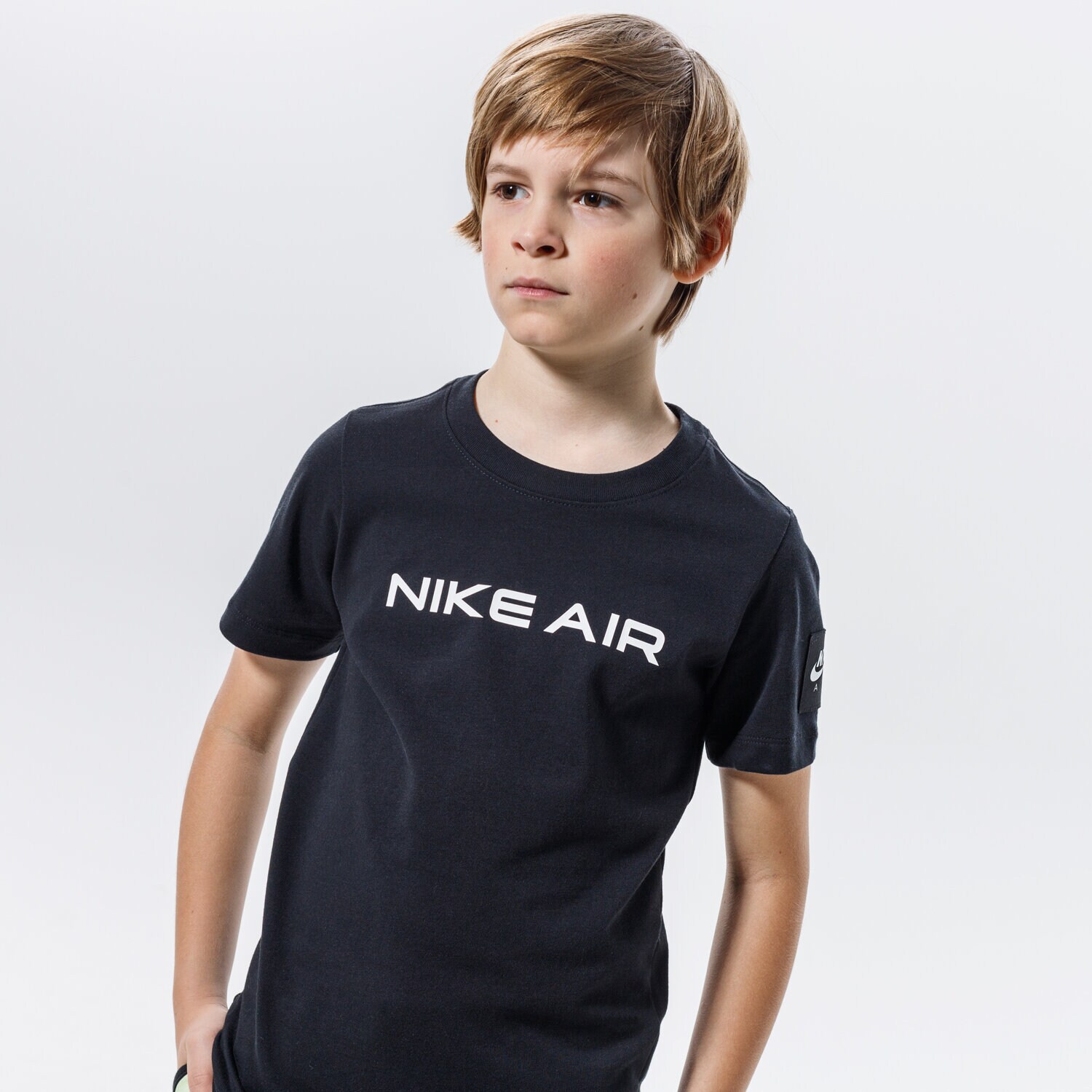 Koszulka, t-shirt dla dzieci NIKE T-SHIRT AIR BOY DC7631-010 CZARNY