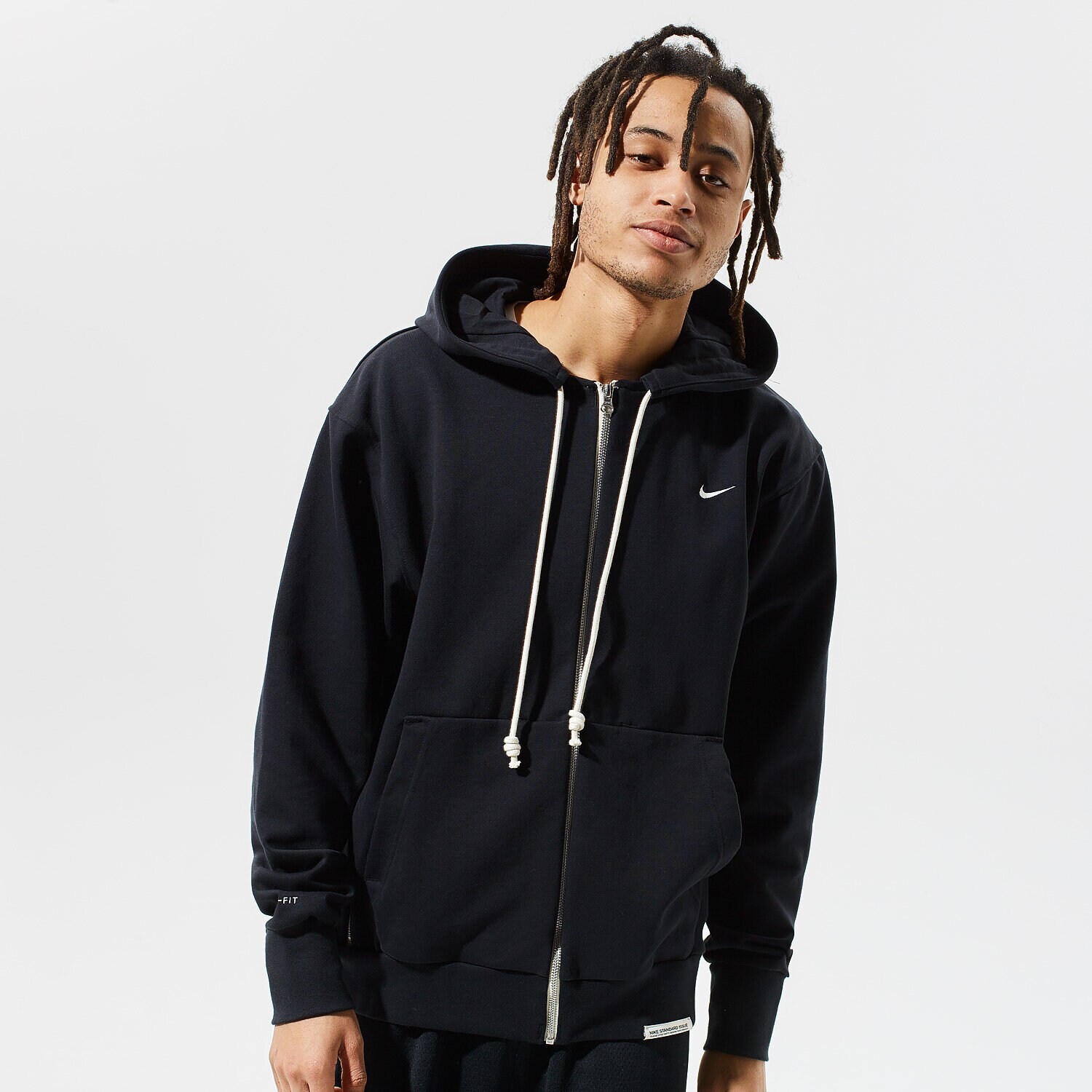 Bluza męska NIKE BLUZA ROZPINANA Z KAPTUREM M NK DF STD ISSUE FZ HOODIE CK6362-010 CZARNY