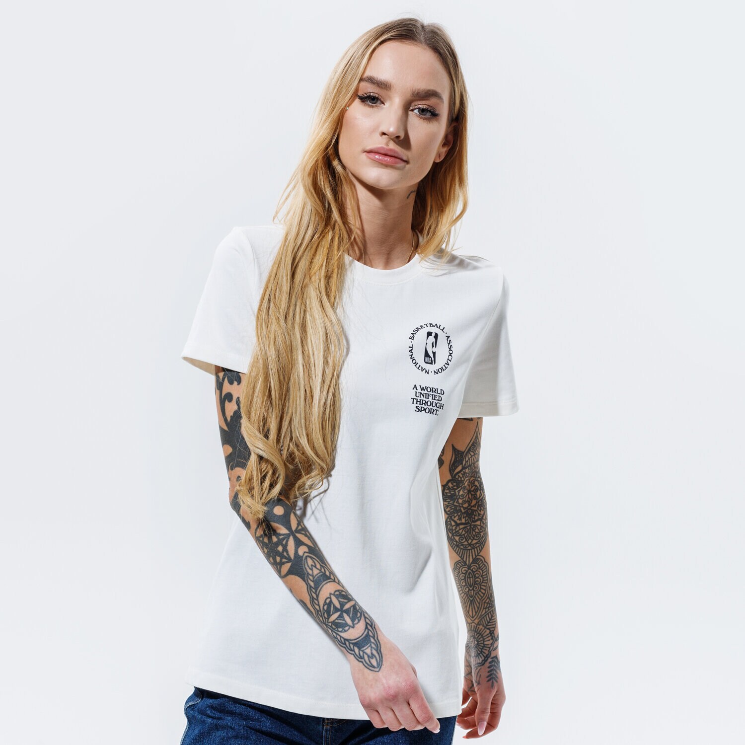 Koszulka, t-shirt damski NIKE T-SHIRT WOMAN TEAM 31 NBA DC1944-910 BEŻOWY