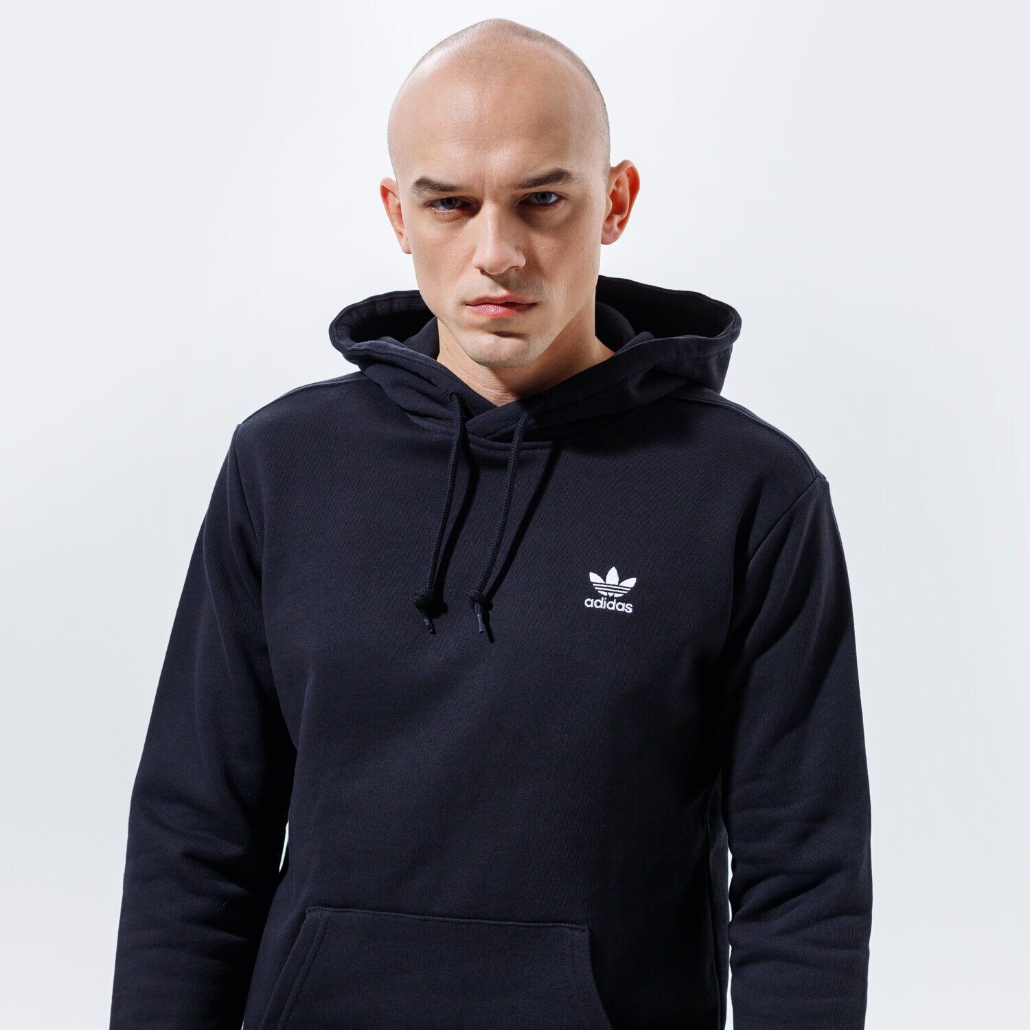 Bluza męska ADIDAS BLUZA Z KAPTUREM ESSENTIAL HOODY FM9956 CZARNY