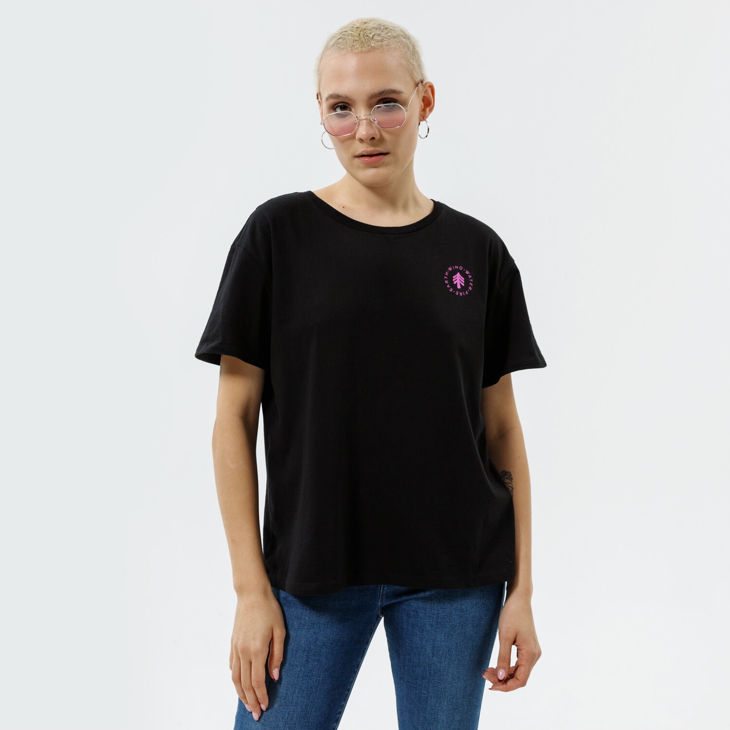 Koszulka, t-shirt damski ELEMENT T-SHIRT LAHOTAN SS W Z3SSE63732 CZARNY