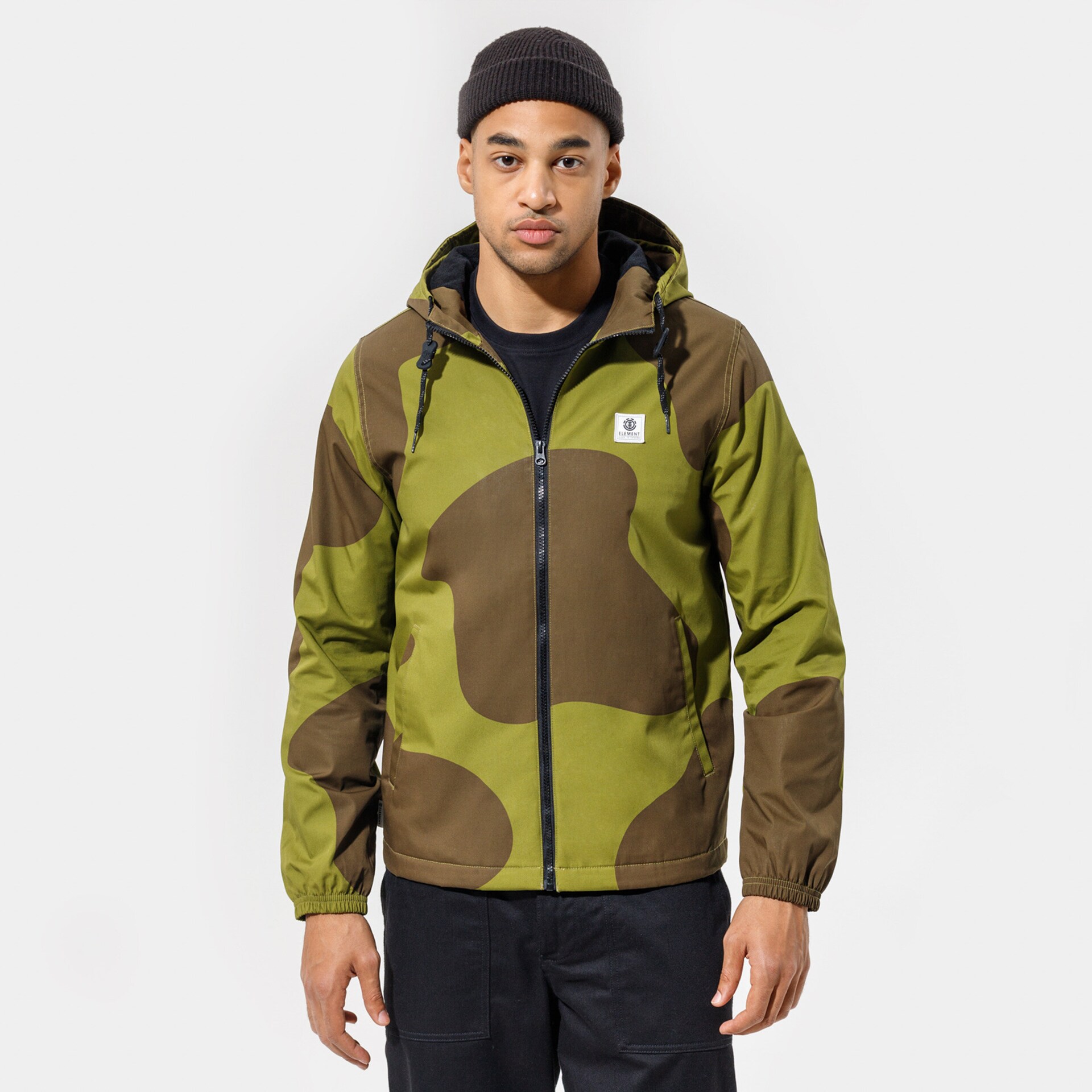 Kurtka zimowa męska ELEMENT KURTKA ALDER U1JKC33217 KHAKI