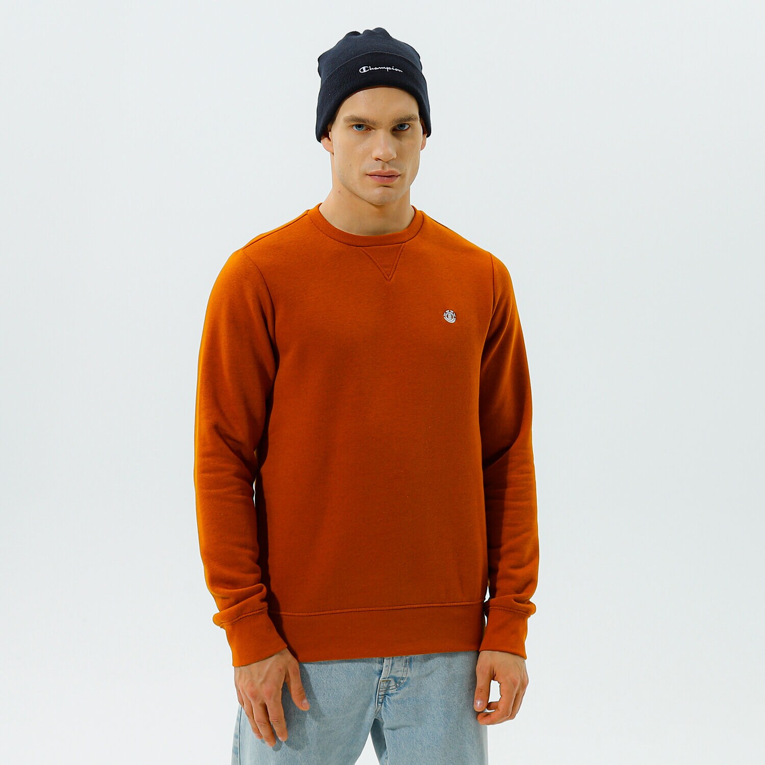 Bluza męska ELEMENT BLUZA CORNELL CLASSIC CR W1CRB53700 BRĄZOWY