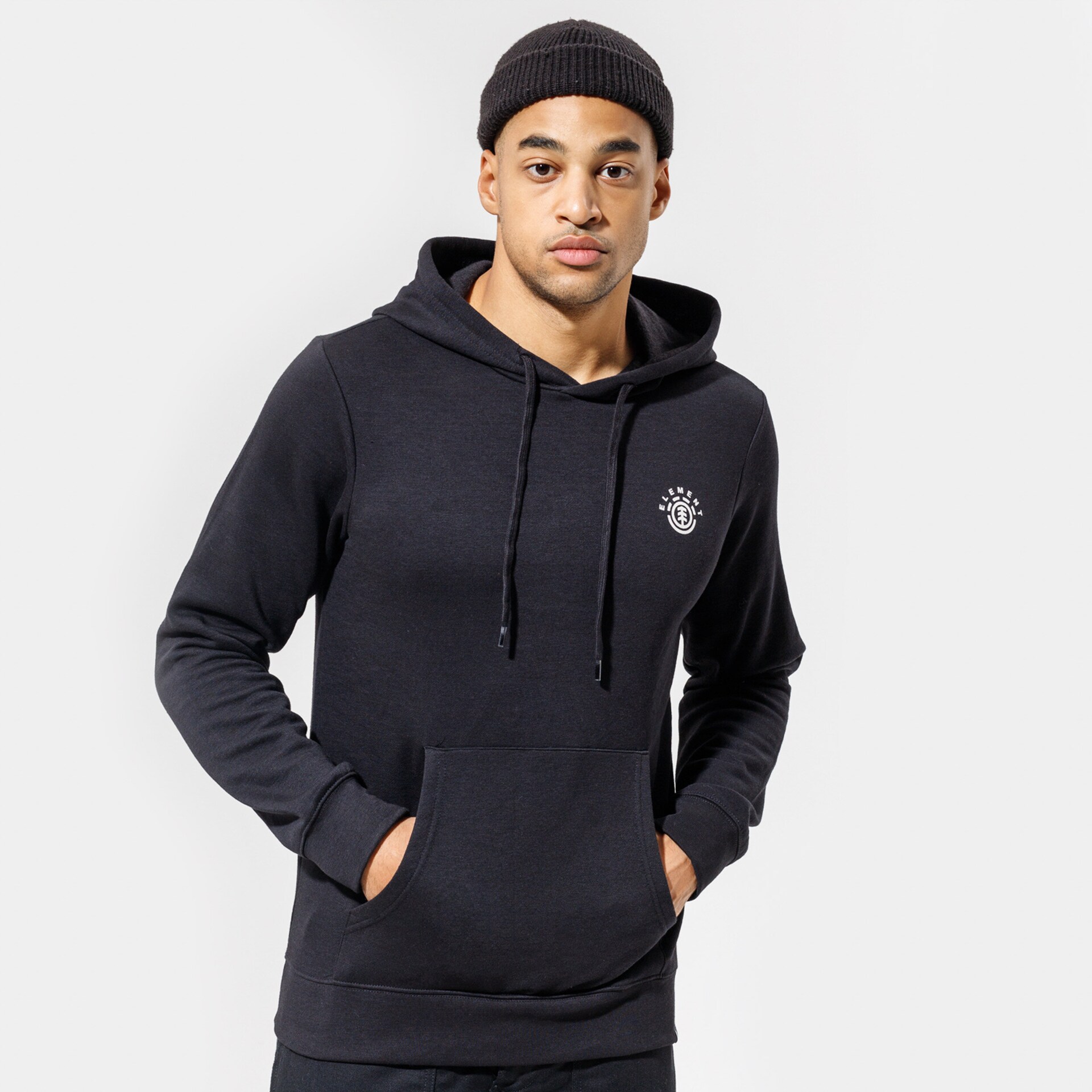 Bluza męska ELEMENT BLUZA Z KAPTUREM IVYHILL HOOD Z1HOE13732 CZARNY