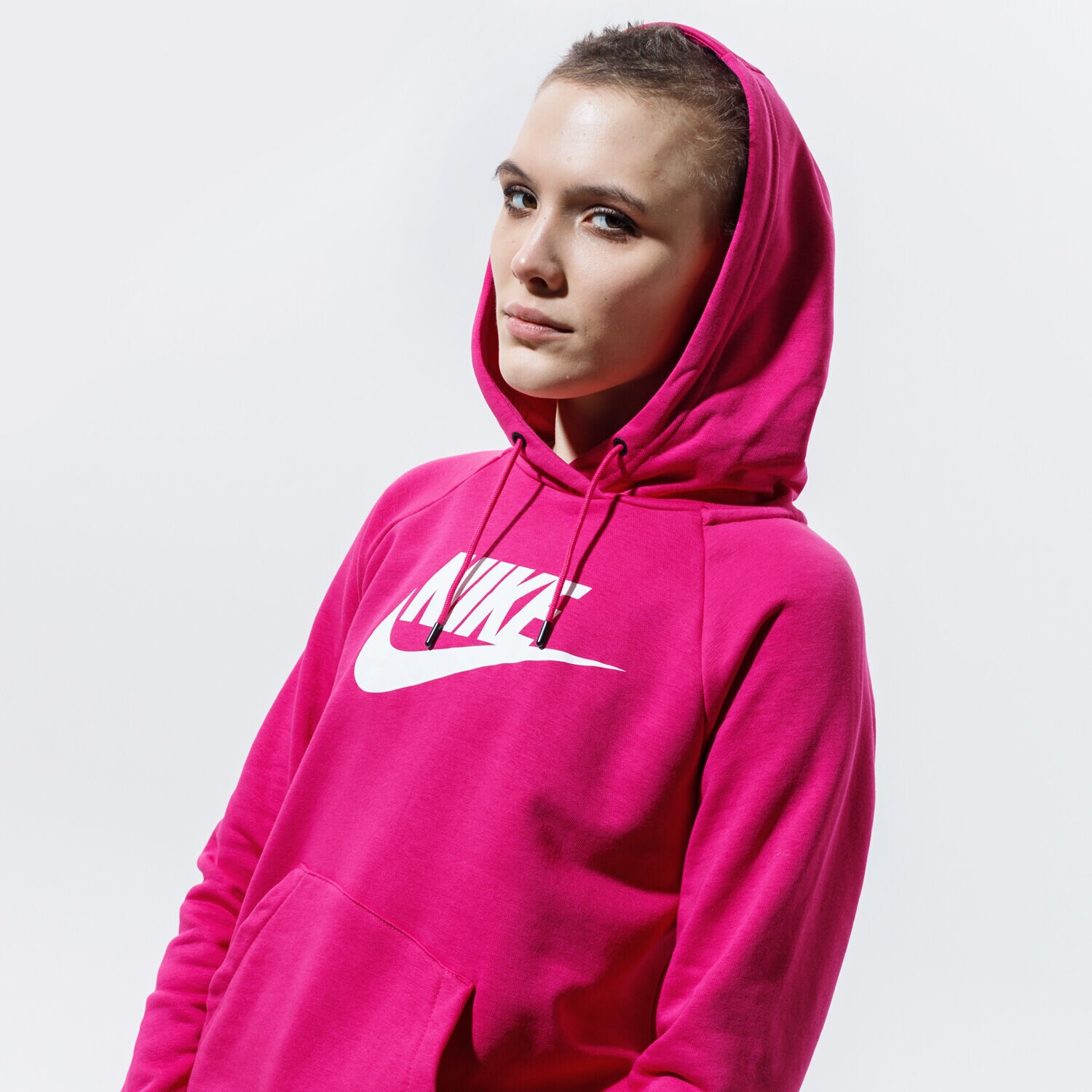 Bluza damska NIKE BLUZA Z KAPTUREM SPORTSWEAR ESSENTIAL BV4126-617 RÓŻOWY