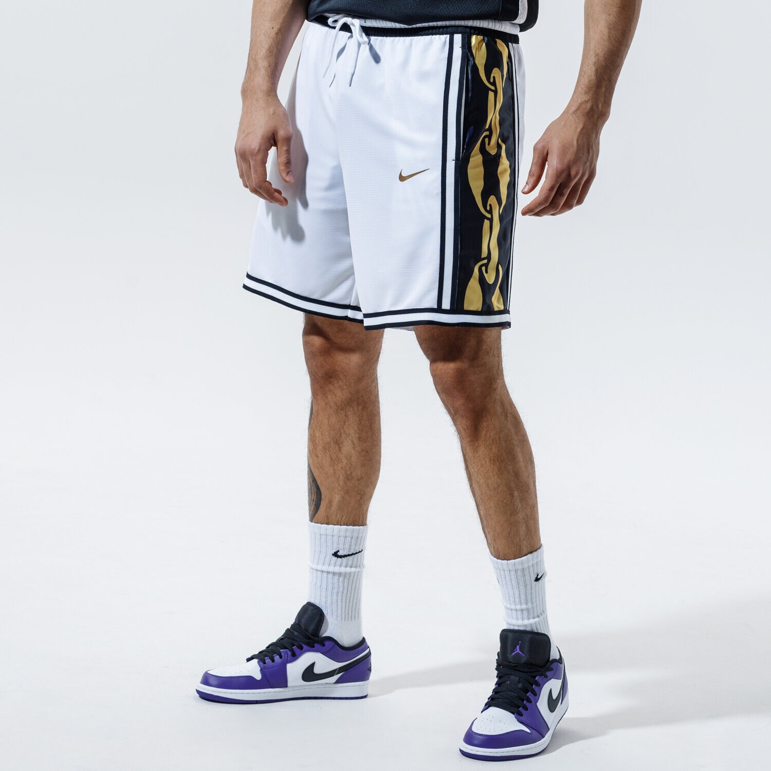Krótkie spodenki, szorty męskie NIKE SZORTY M NK DRY DNA+ SHORT CV1897-100 BIAŁY