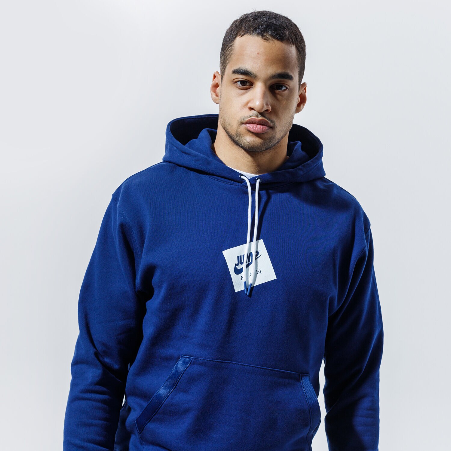 Bluza męska JORDAN BLUZA Z KAPTUREM JUMPMAN CLASSICS CV2244-492 GRANATOWY