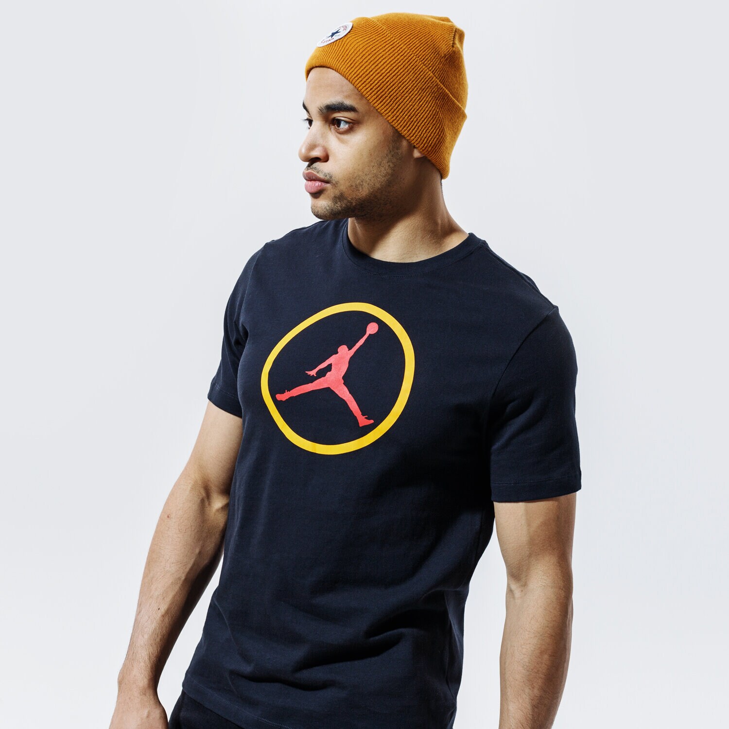 Koszulka, t-shirt sportowy męski JORDAN T-SHIRT SPORT DNA HBR CV3364-010 CZARNY