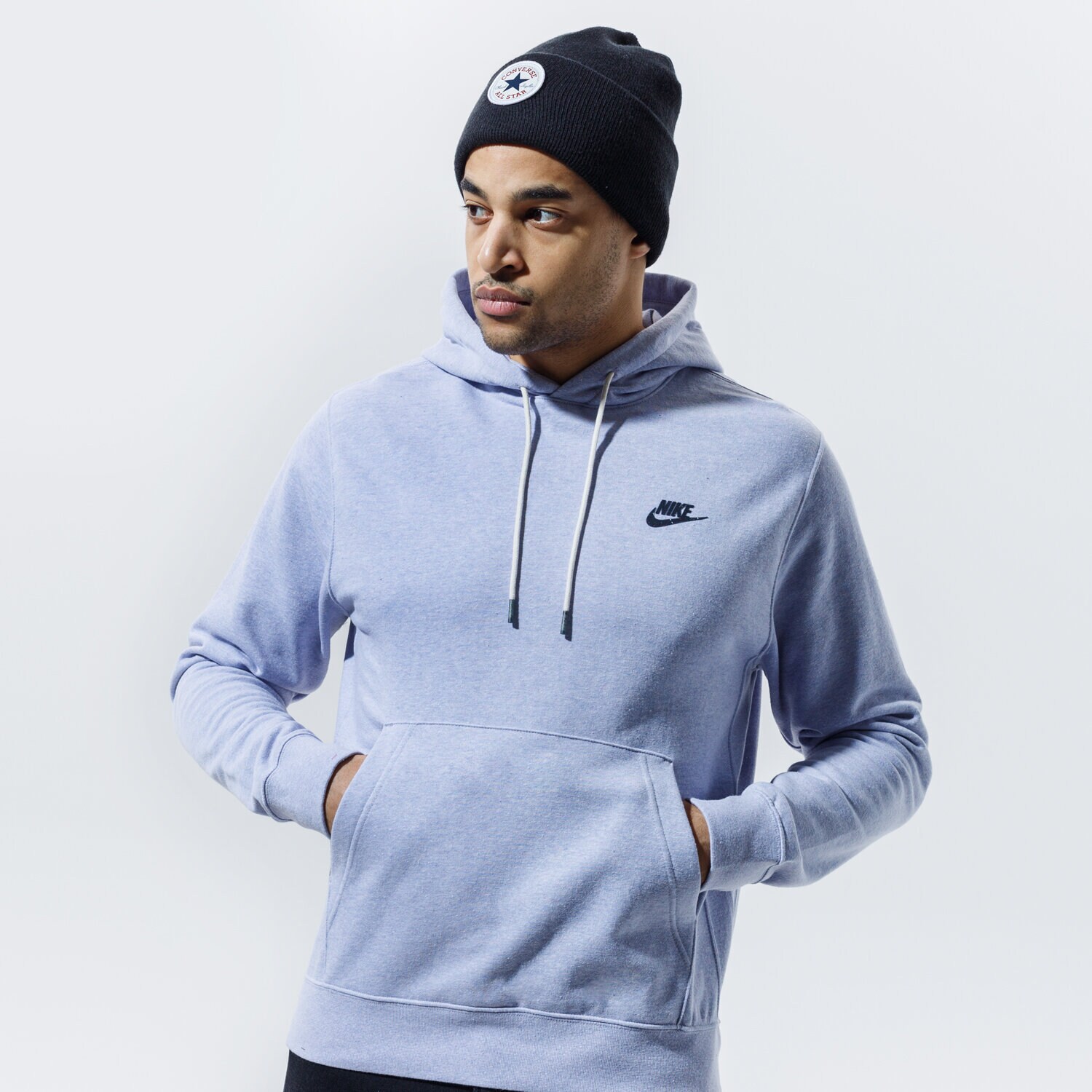 Bluza męska NIKE BLUZA Z KAPTUREM M NSW PO SB HOODIE DA0680-596 SZARY