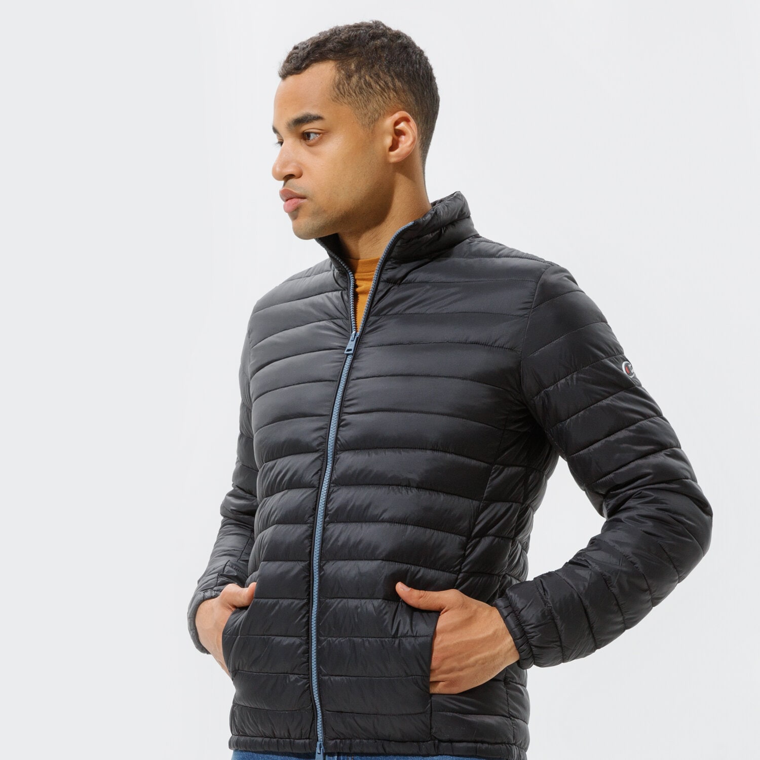 Kurtka wiosenna / jesienna męska CHAMPION KURTKA JACKET 215644KK001 CZARNY