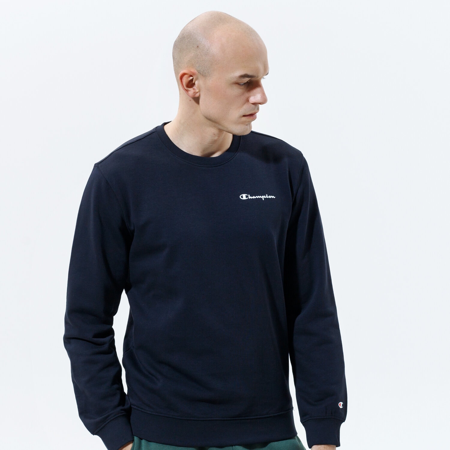 Bluza męska CHAMPION BLUZA CREWNECK SWEATSHIRT 214151KK001 CZARNY