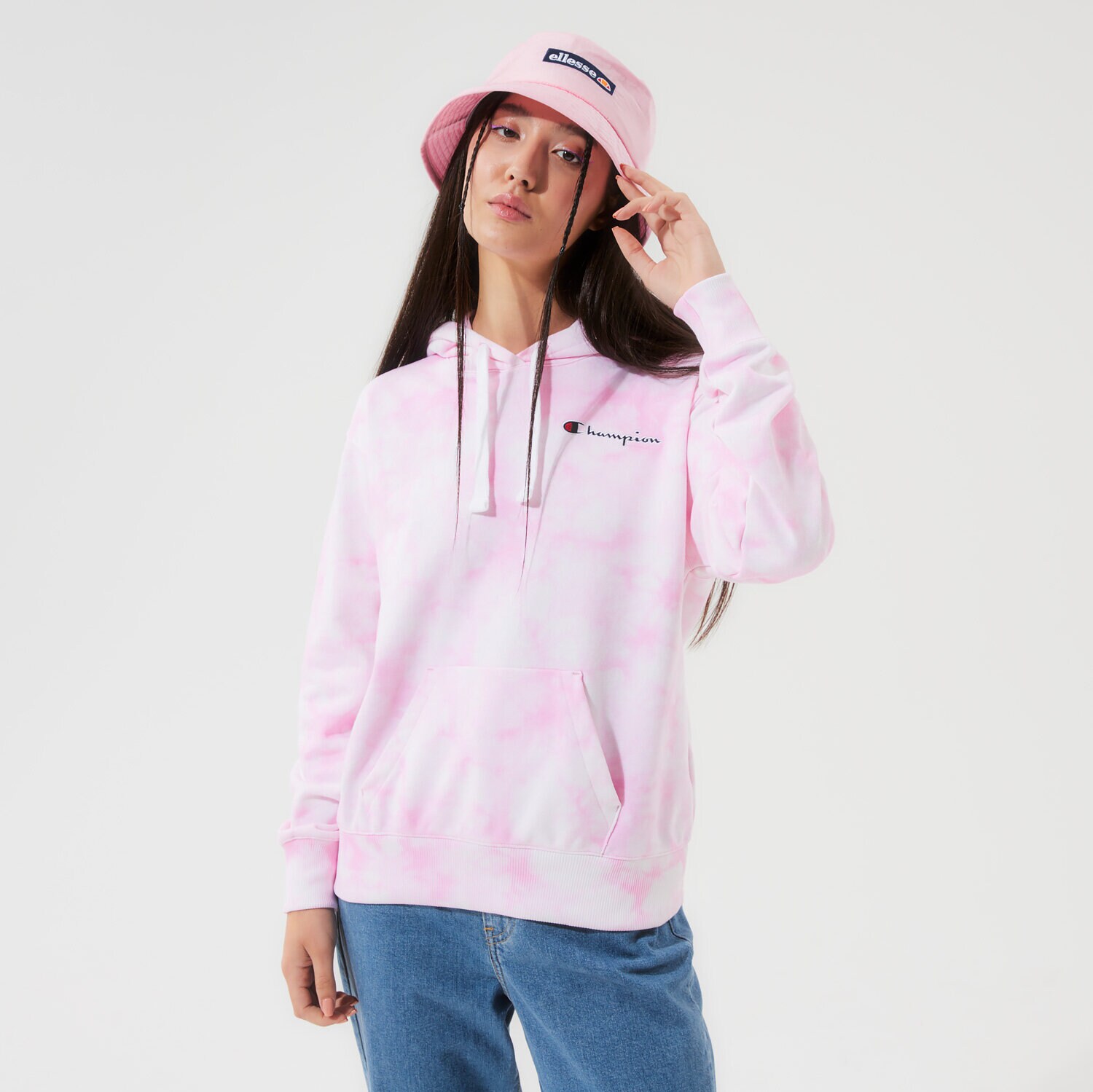 Bluza damska CHAMPION BLUZA Z KAPTUREM HOODED SWEATSHIRT 113934WL005 MULTICOLOR