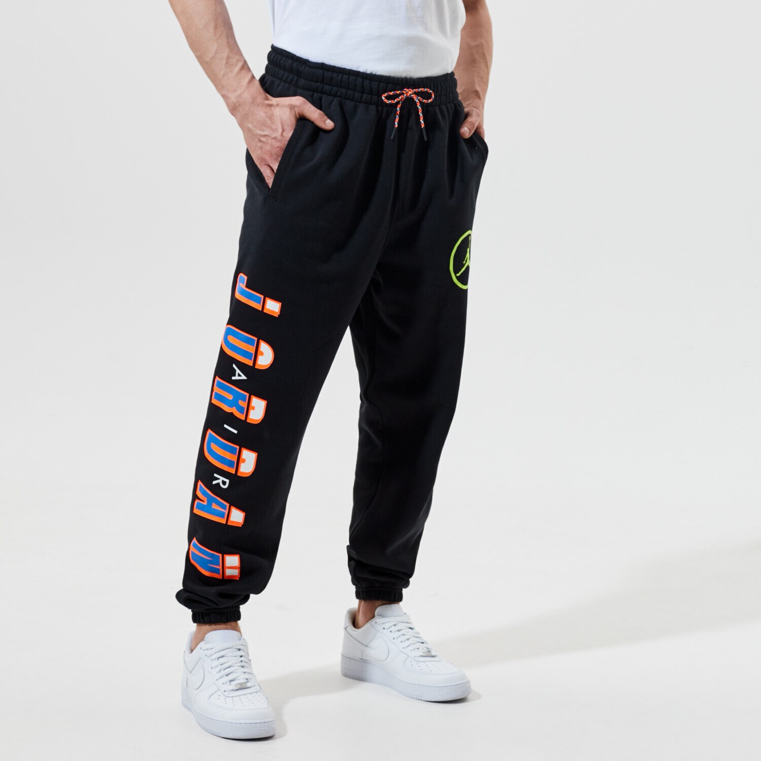 Spodnie sportowe męskie JORDAN SPODNIE SPORT DNA CV2979-010 CZARNY