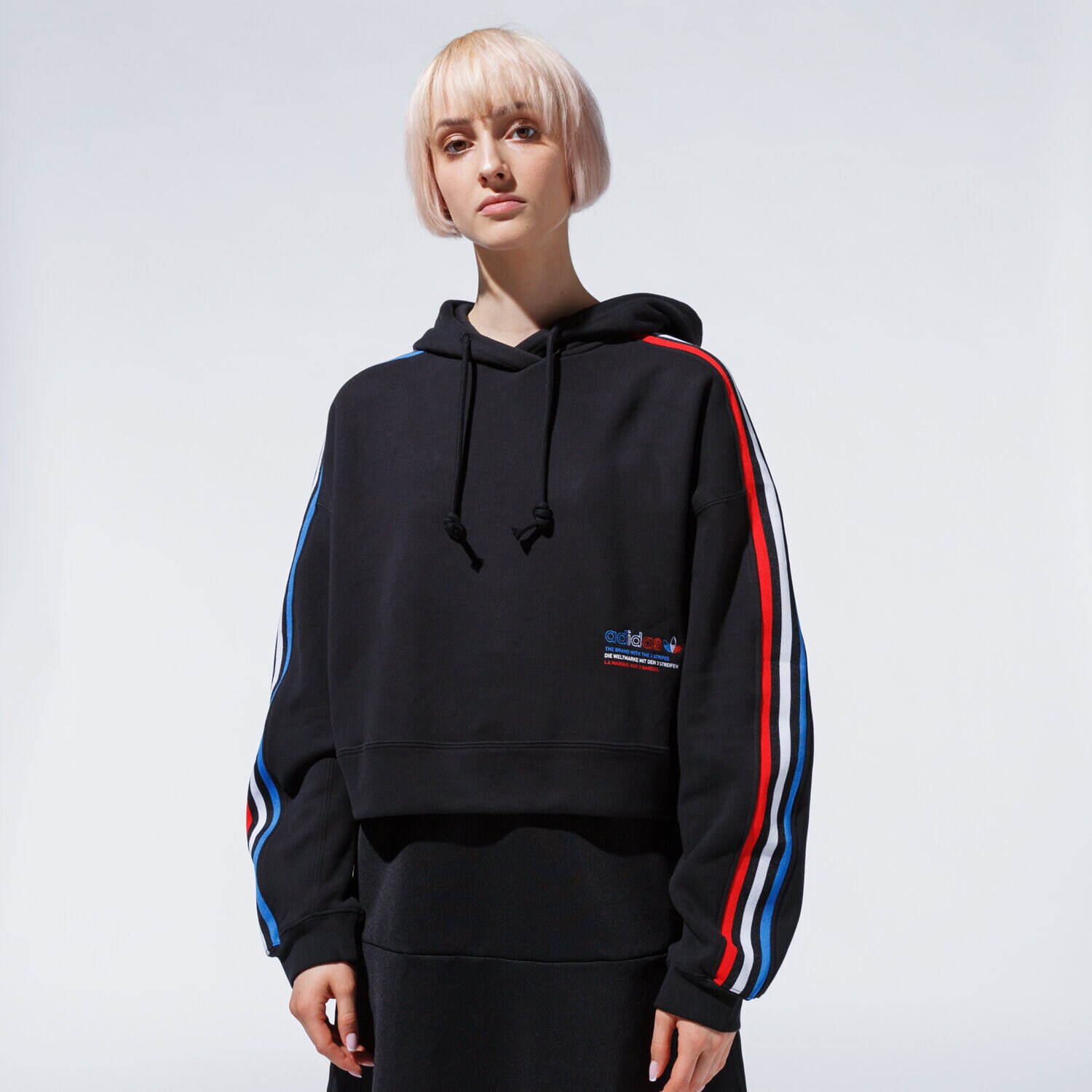 Bluza damska ADIDAS BLUZA Z KAPTUREM HOODIE GN2853 CZARNY