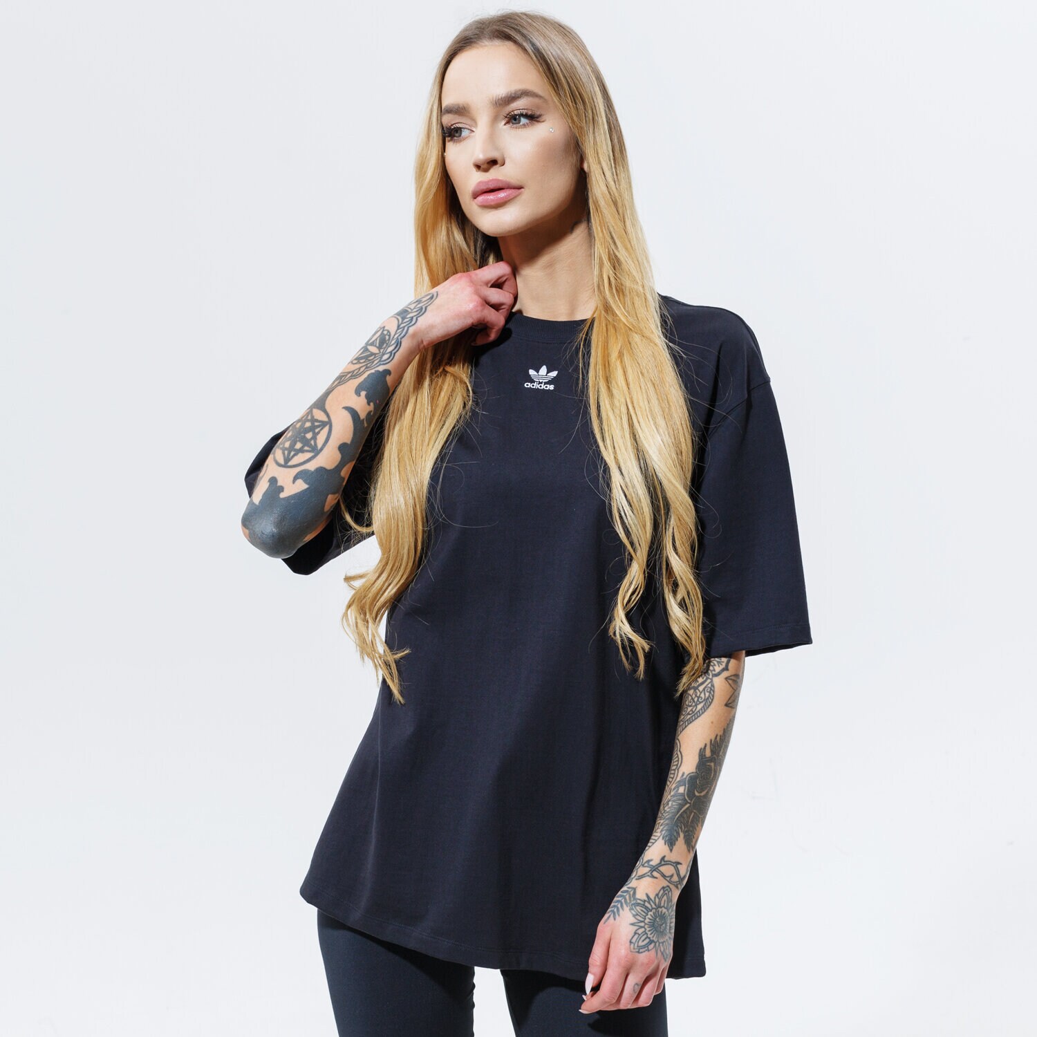 Koszulka, t-shirt damski ADIDAS T-SHIRT TEE GN4784 CZARNY