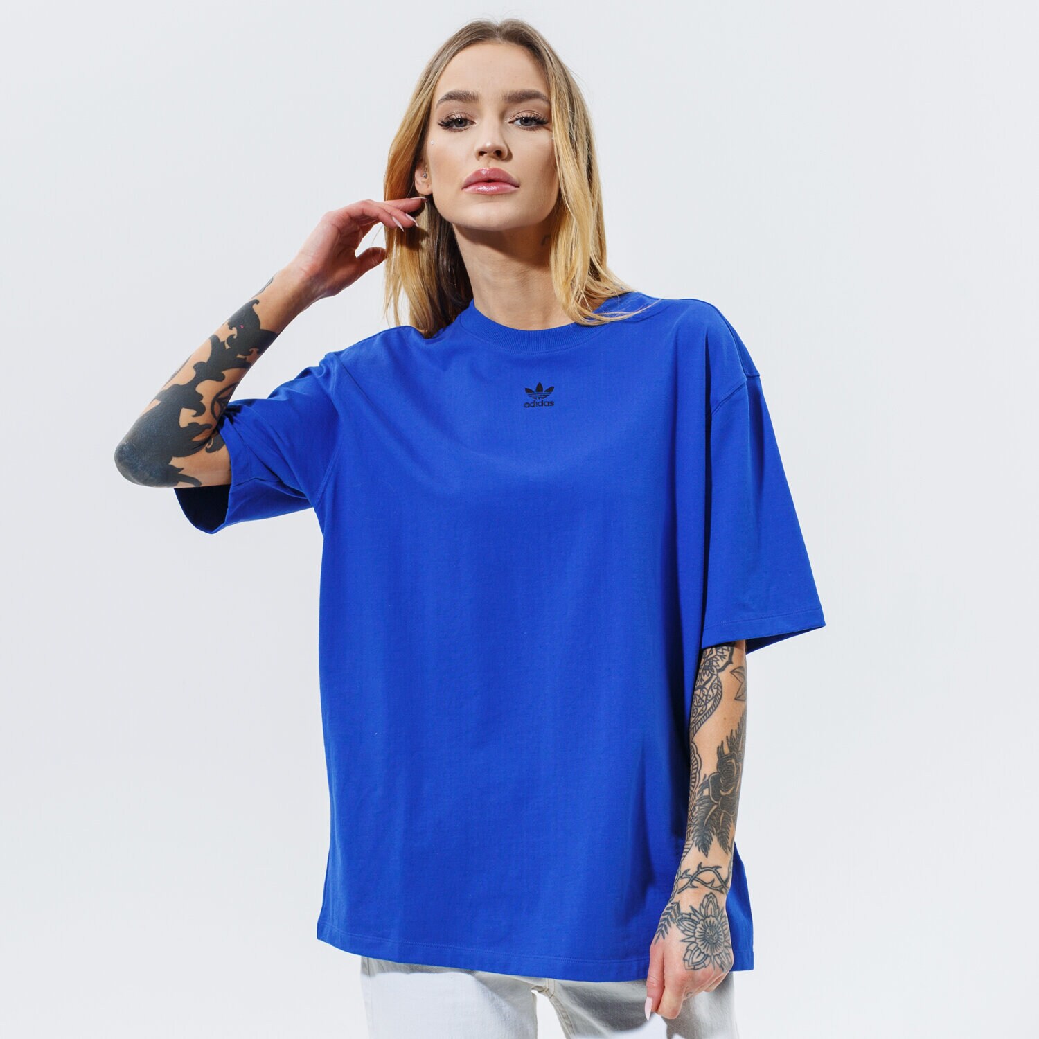 Koszulka, t-shirt damski ADIDAS T-SHIRT TEE GN4780 NIEBIESKI