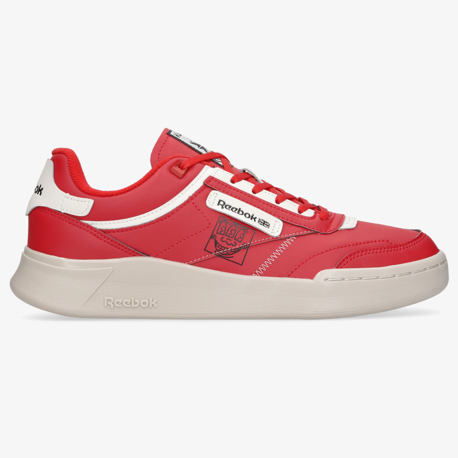 Buty sneakersy męskie REEBOK CLUB C LEGACY KEITH HARING GZ1459 CZERWONY