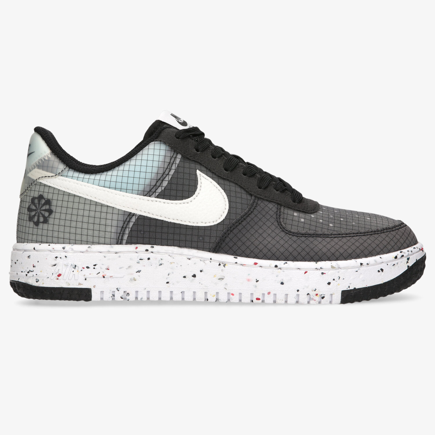 Buty sneakersy męskie NIKE AIR FORCE 1 CRATER DH2521-001 CZARNY