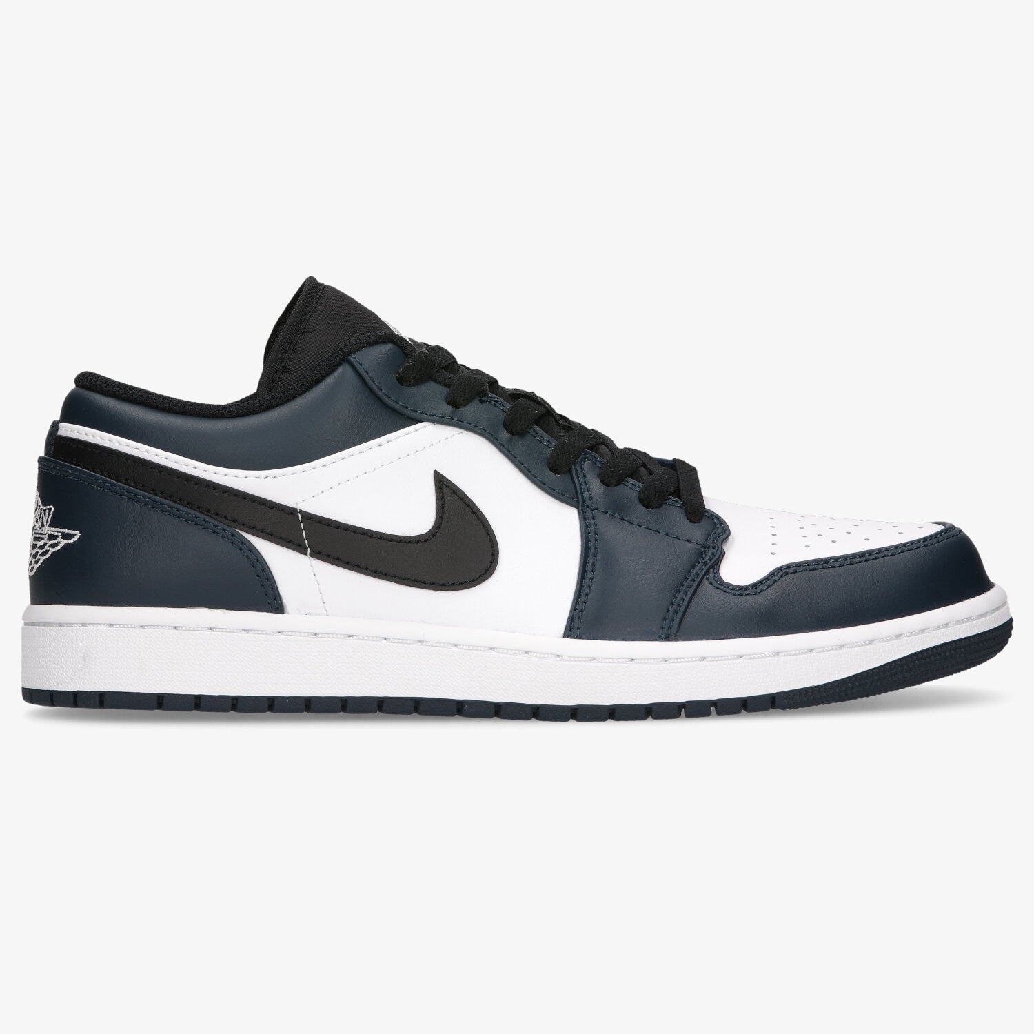 Buty sneakersy męskie AIR JORDAN 1 LOW  553558-411 GRANATOWY