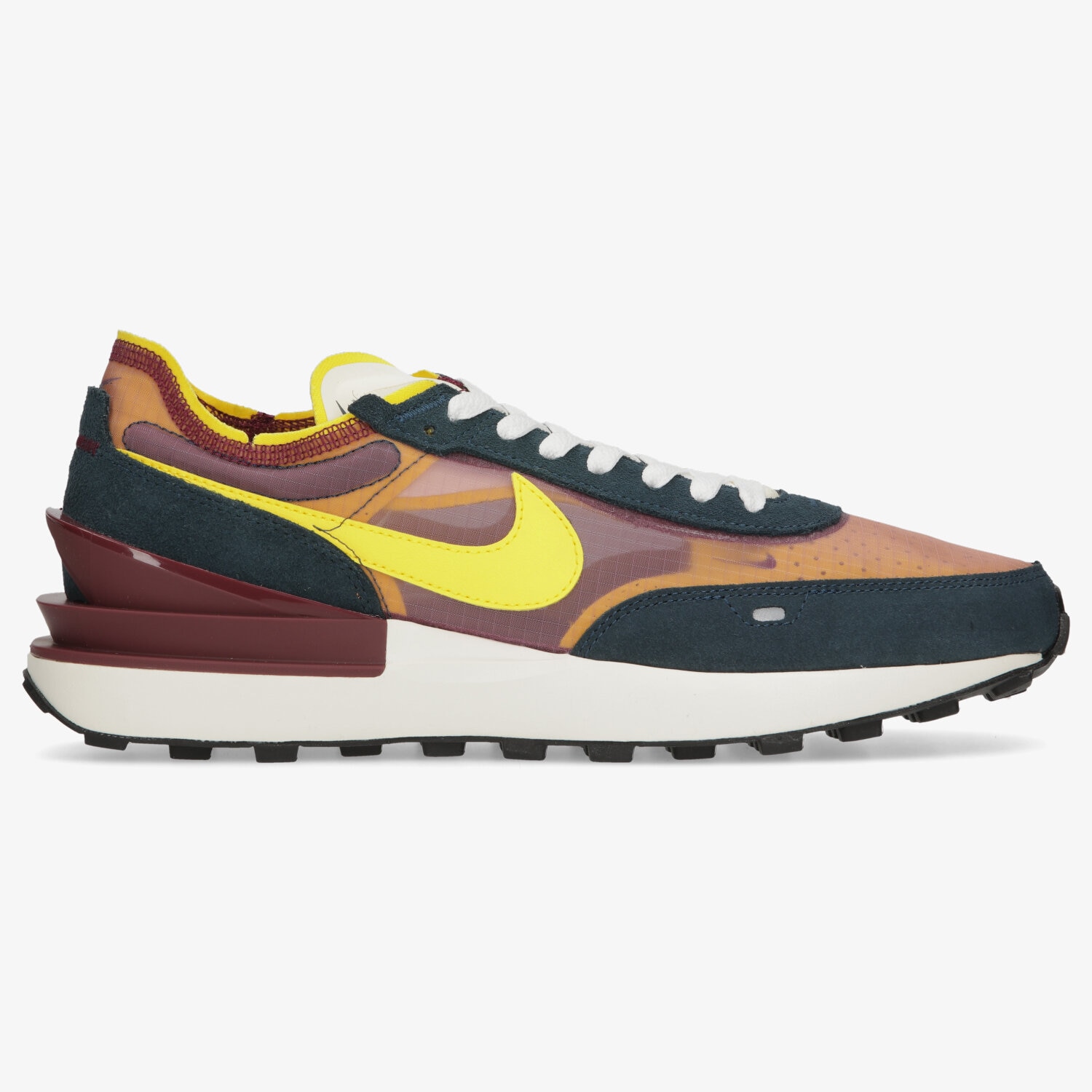Buty sneakersy męskie NIKE WAFFLE ONE SE DD8014-600 BORDOWY
