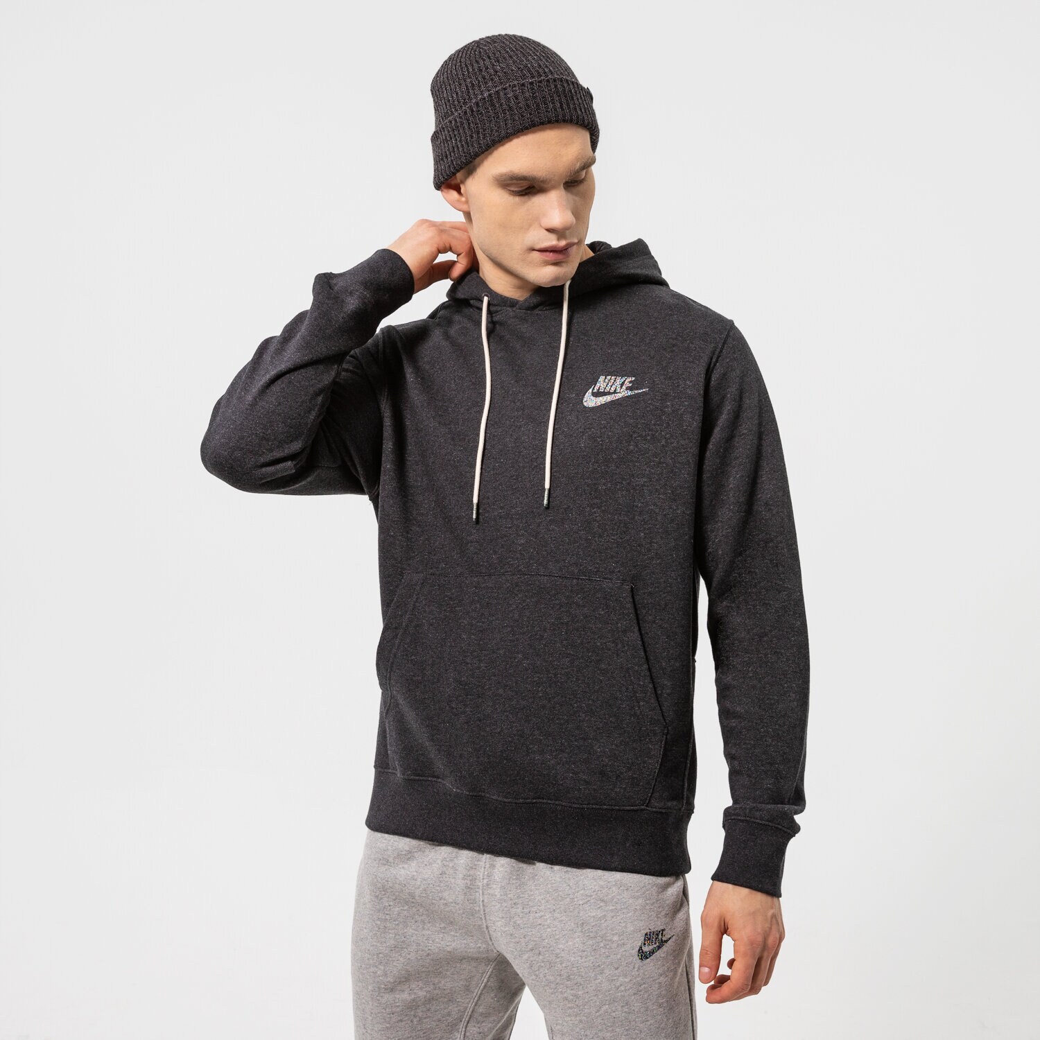 Bluza męska NIKE BLUZA Z KAPTUREM M NSW SPE+ SB PO HD REVIVAL DH1033-010 CZARNY