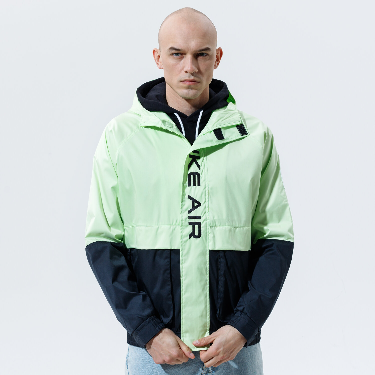 Kurtka wiosenna / jesienna męska NIKE KURTKA AIR DA0271-011 ZIELONY