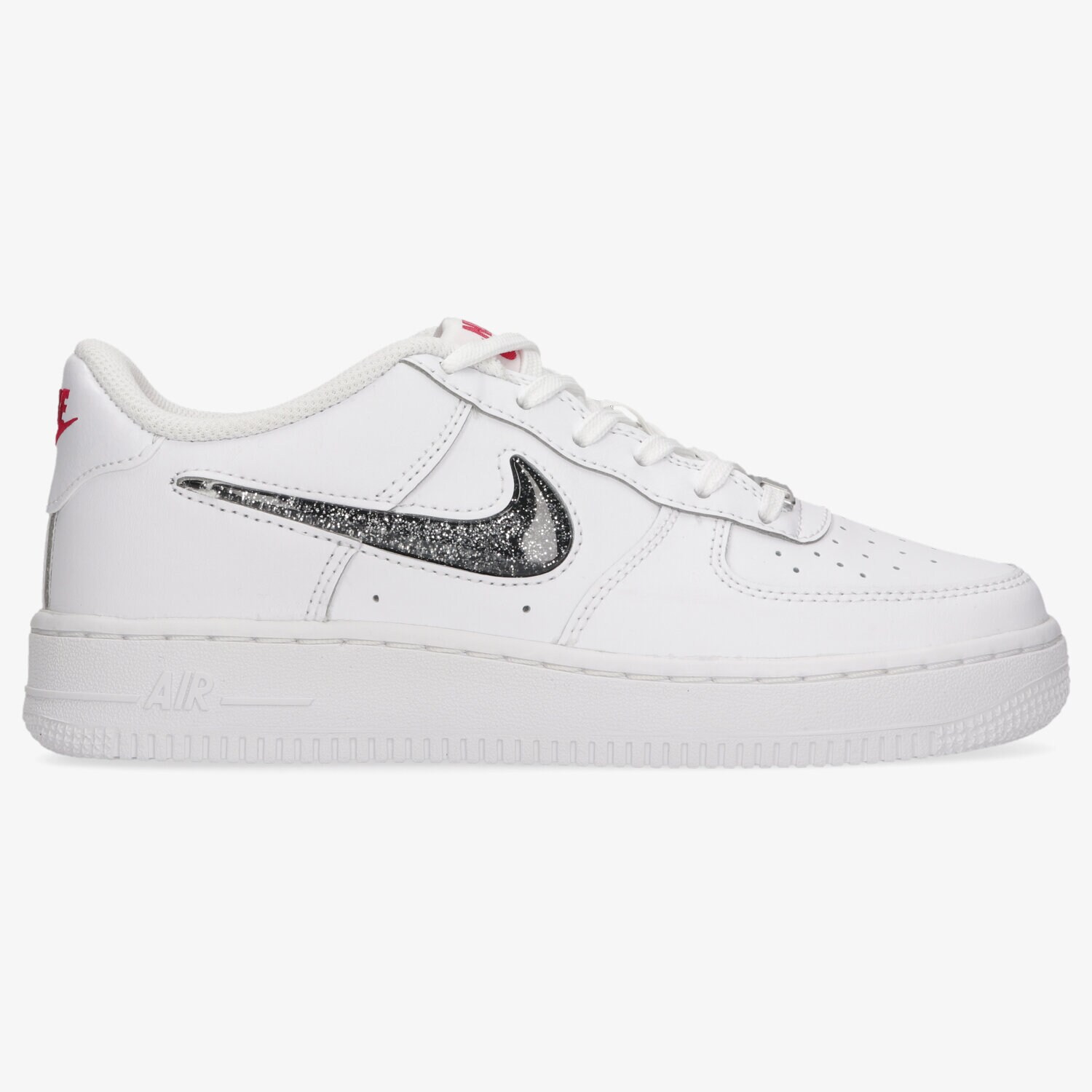 Buty sneakersy dla dzieci NIKE AIR FORCE 1 LV8 (GS) DC9651-100 BIAŁY