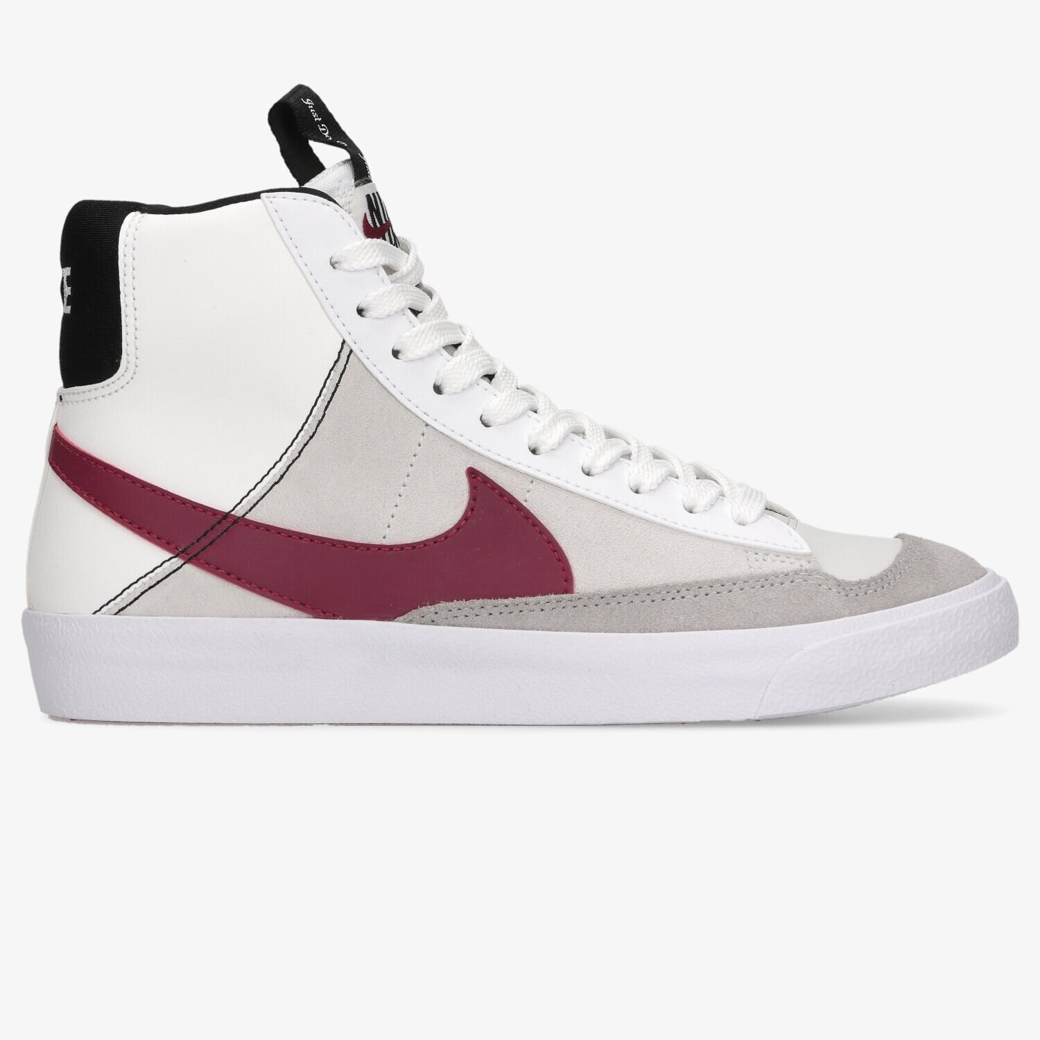 Buty sneakersy dla dzieci NIKE BLAZER MID '77 JUNIOR DH8640-101 BIAŁY