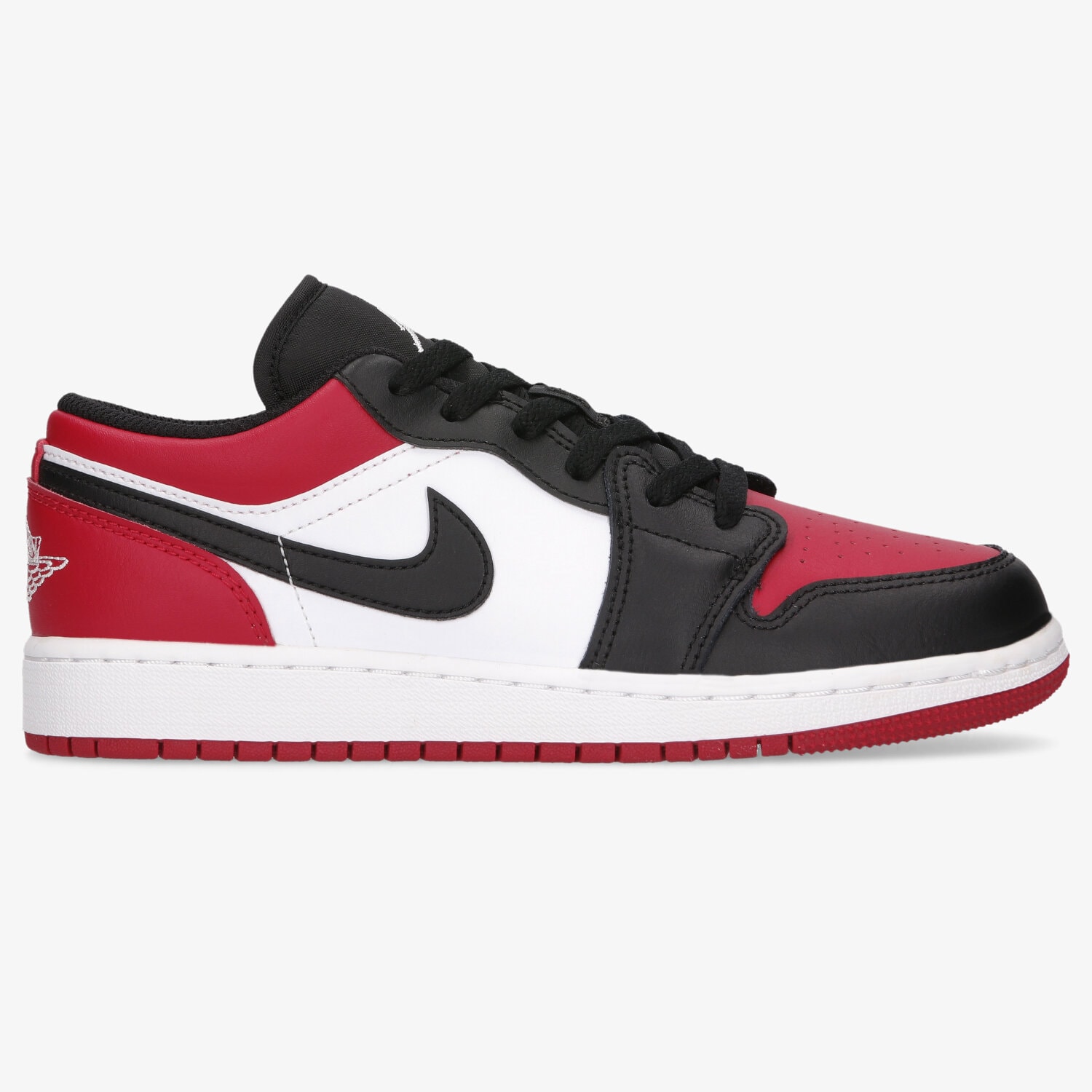 Buty sneakersy dla dzieci AIR JORDAN 1 LOW  553560-612 BIAŁY