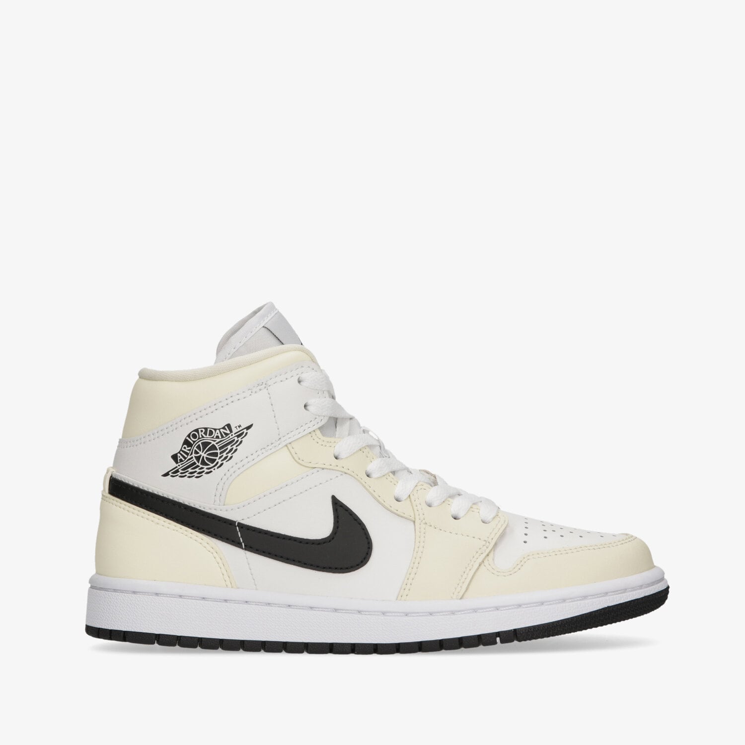 Buty sneakersy damskie AIR JORDAN 1 MID BQ6472-121 BEŻOWY