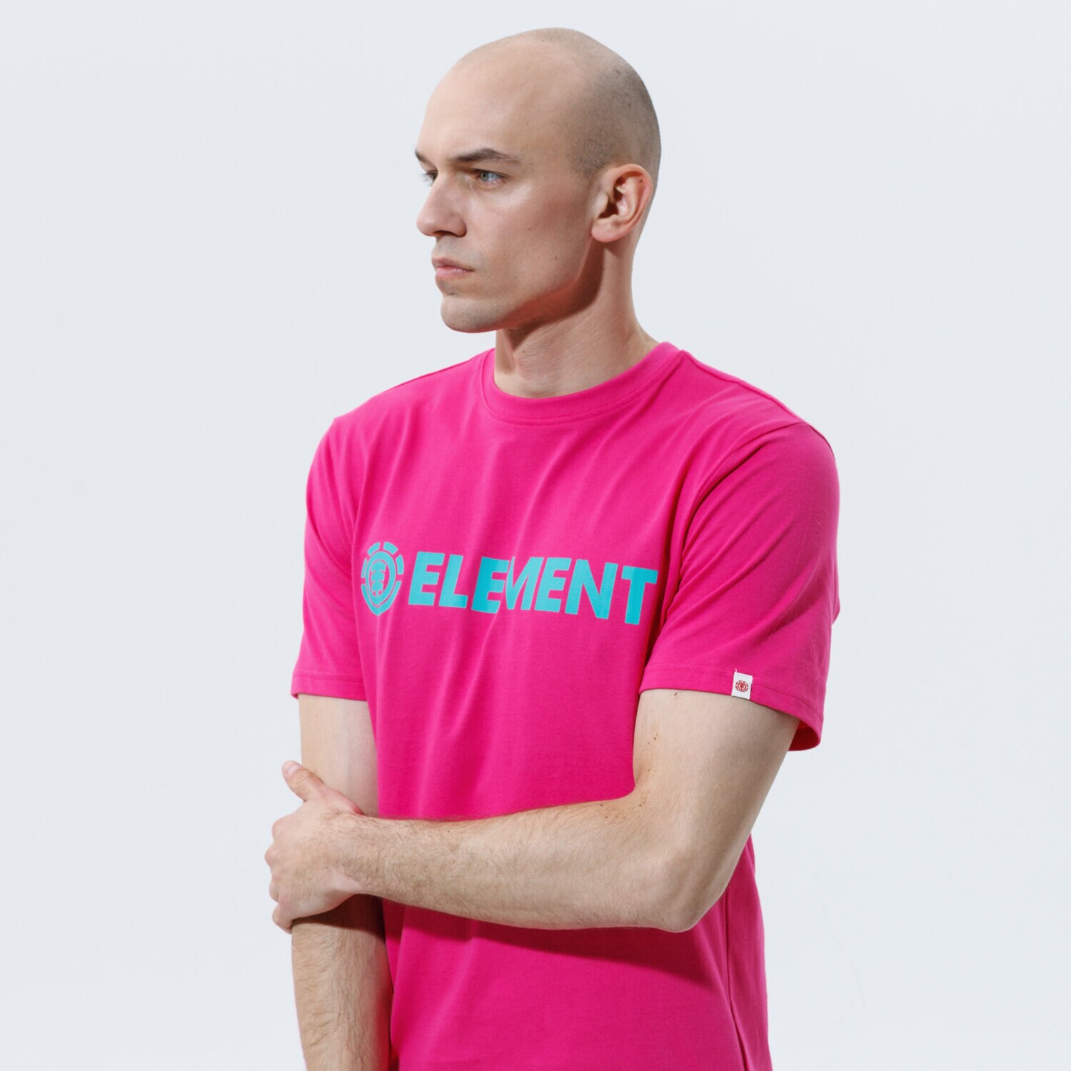 Koszulka, t-shirt sportowy męski ELEMENT T-SHIRT BLAZIN SS Q1SSA63LF94620 RÓŻOWY