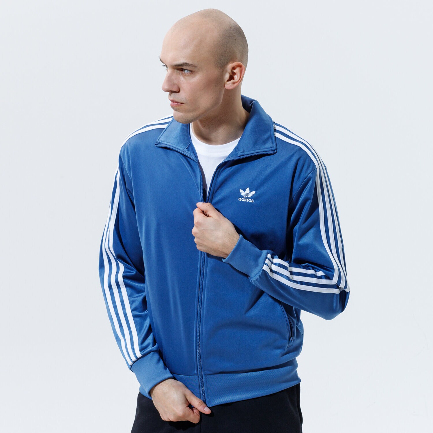 Bluza męska ADIDAS BLUZA ROZPINANA FBIRD TT GN3522 NIEBIESKI