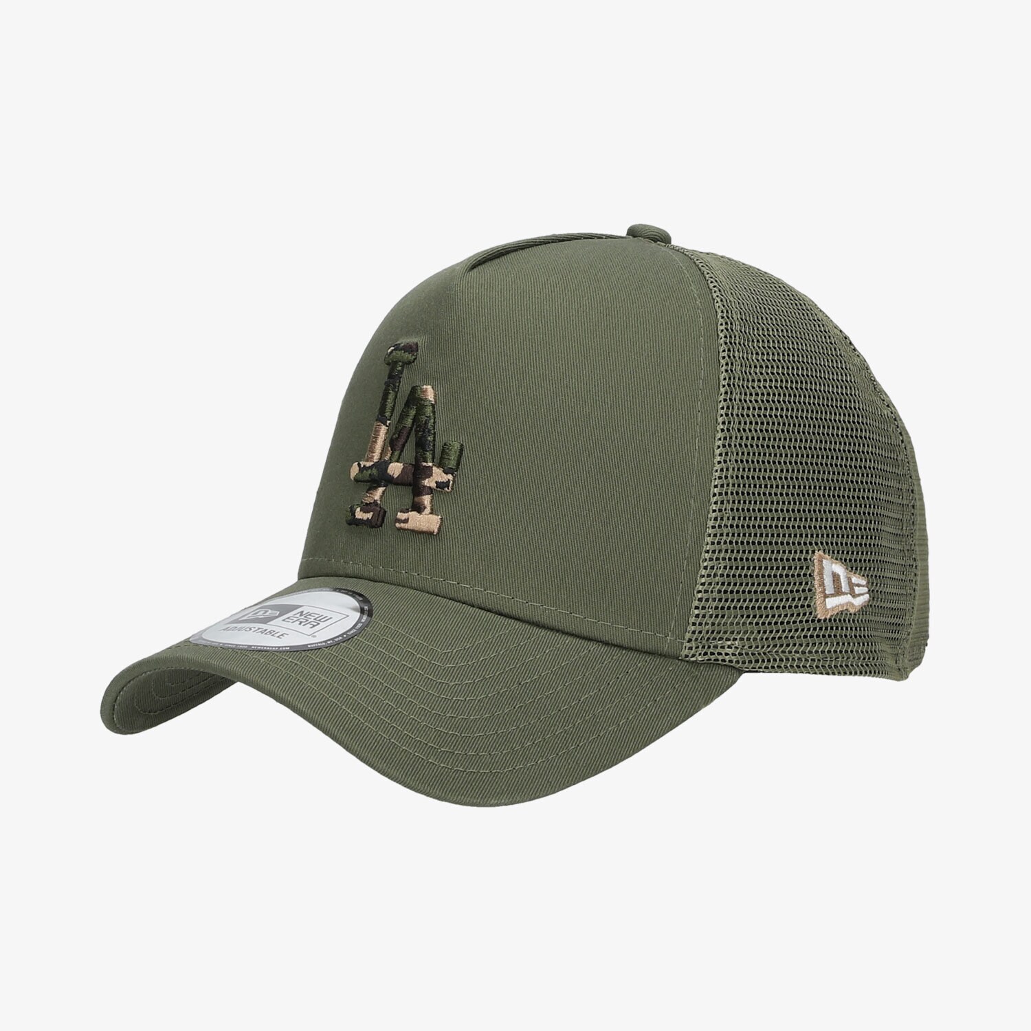 Czapka z daszkiem dla dzieci NEW ERA CZAPKA CAMO INFILL TRUCKER LOSDOD KHK 60112694 KHAKI