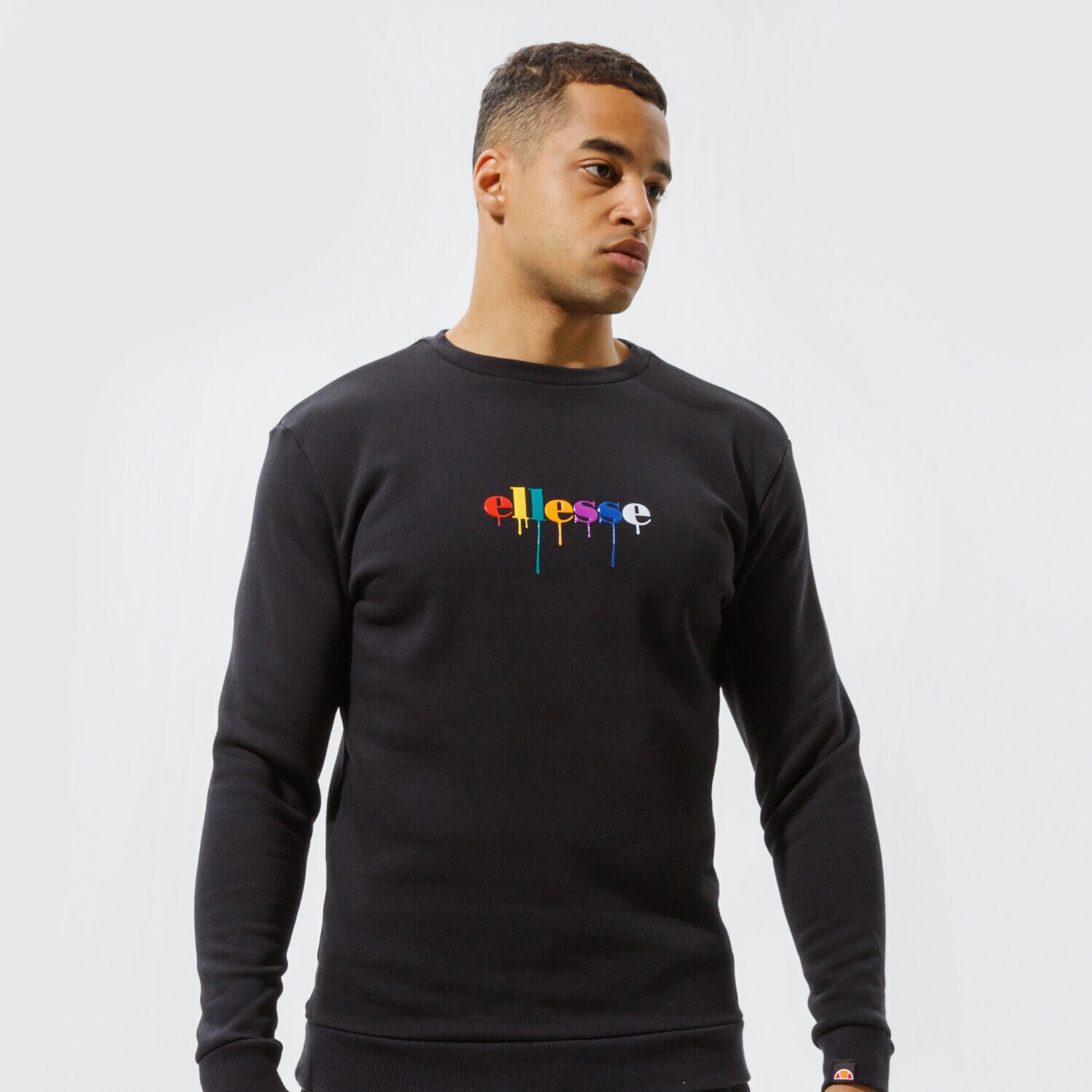 Bluza męska ELLESSE BLUZA TODRAVI SWEATSHIRT BLK SHI11170011 CZARNY