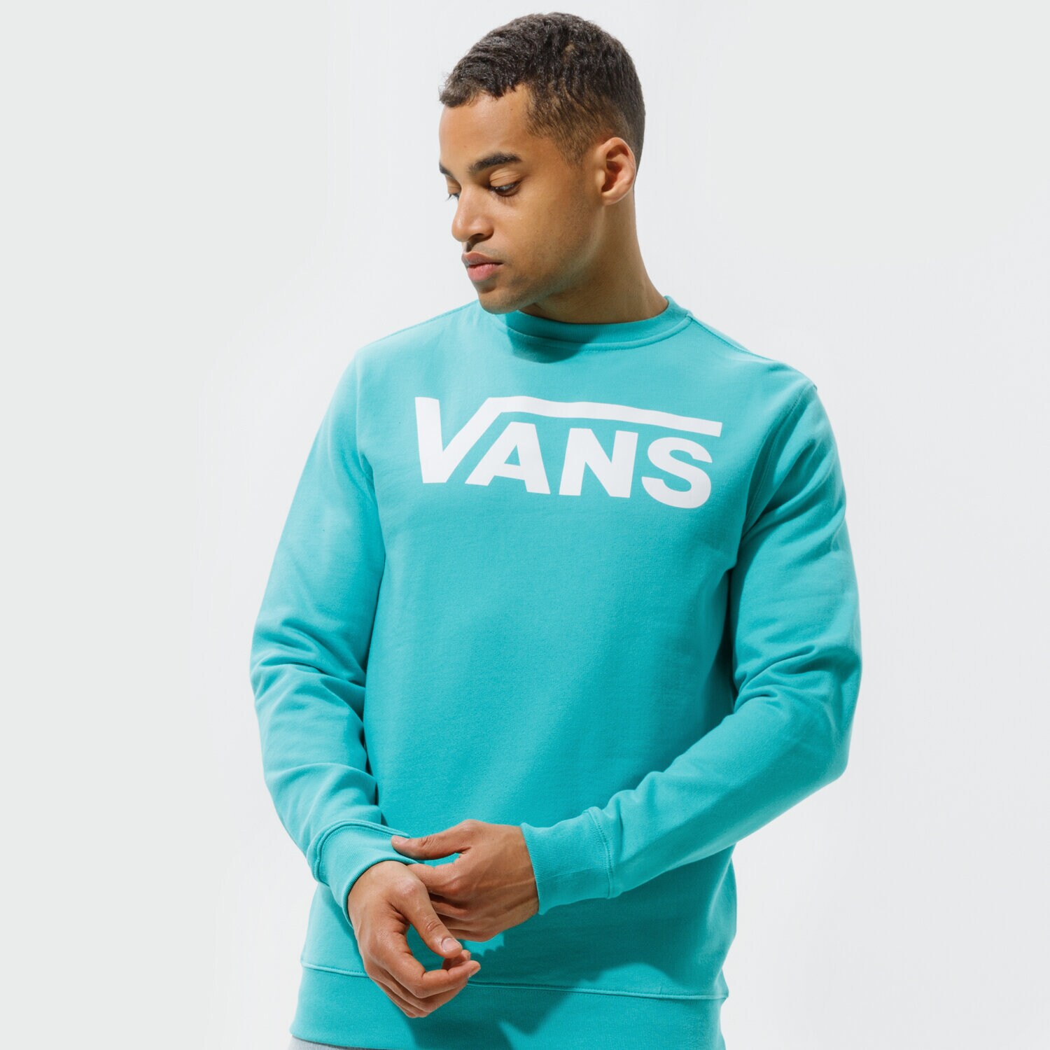 Bluza męska VANS BLUZA VANS CLASSIC CREW II VN0A456AZ6R1 NIEBIESKI