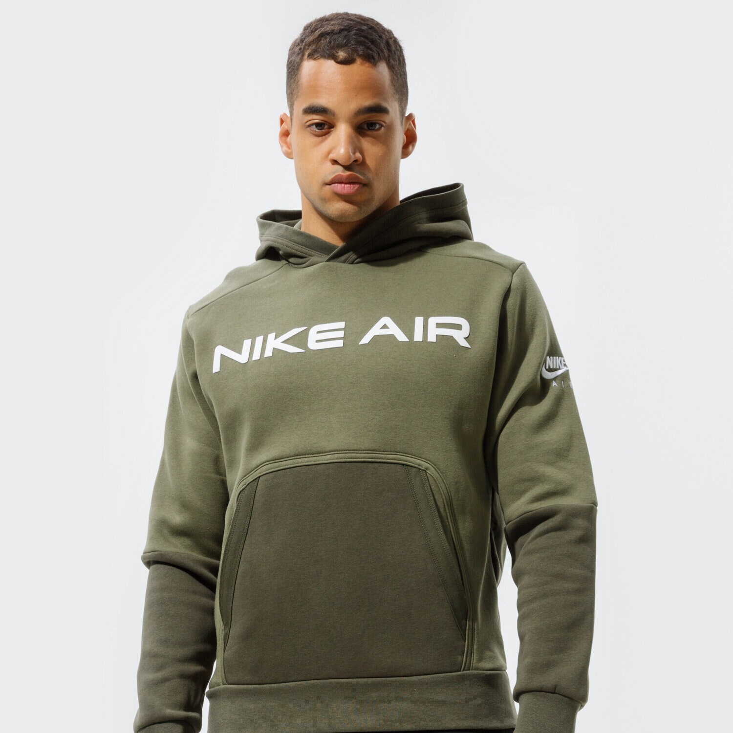 Bluza męska NIKE BLUZA Z KAPTUREM AIR DA0212-222 KHAKI