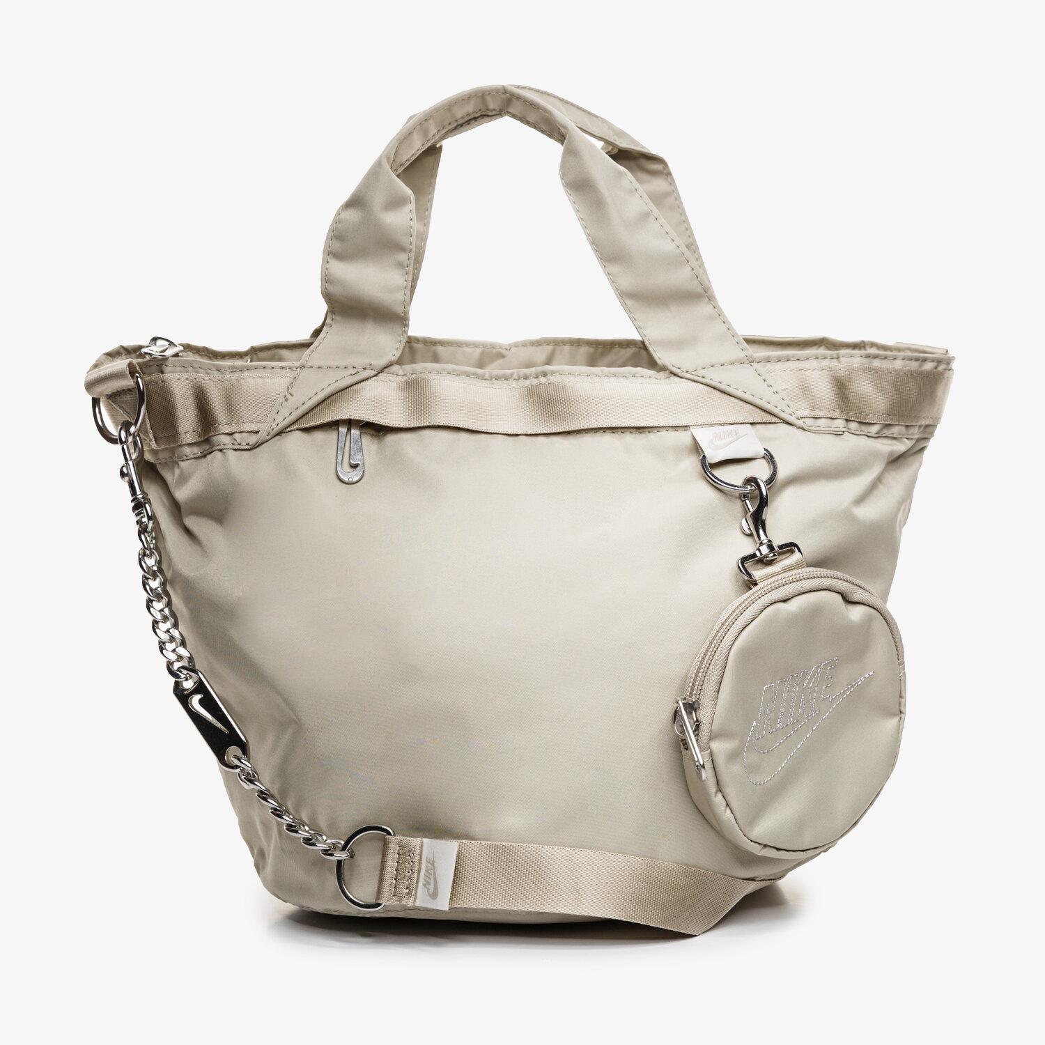 Torba sportowa damska na ramię NIKE TORBA W NSW FUTURA LUXE TOTE CW9303-230 SZARY