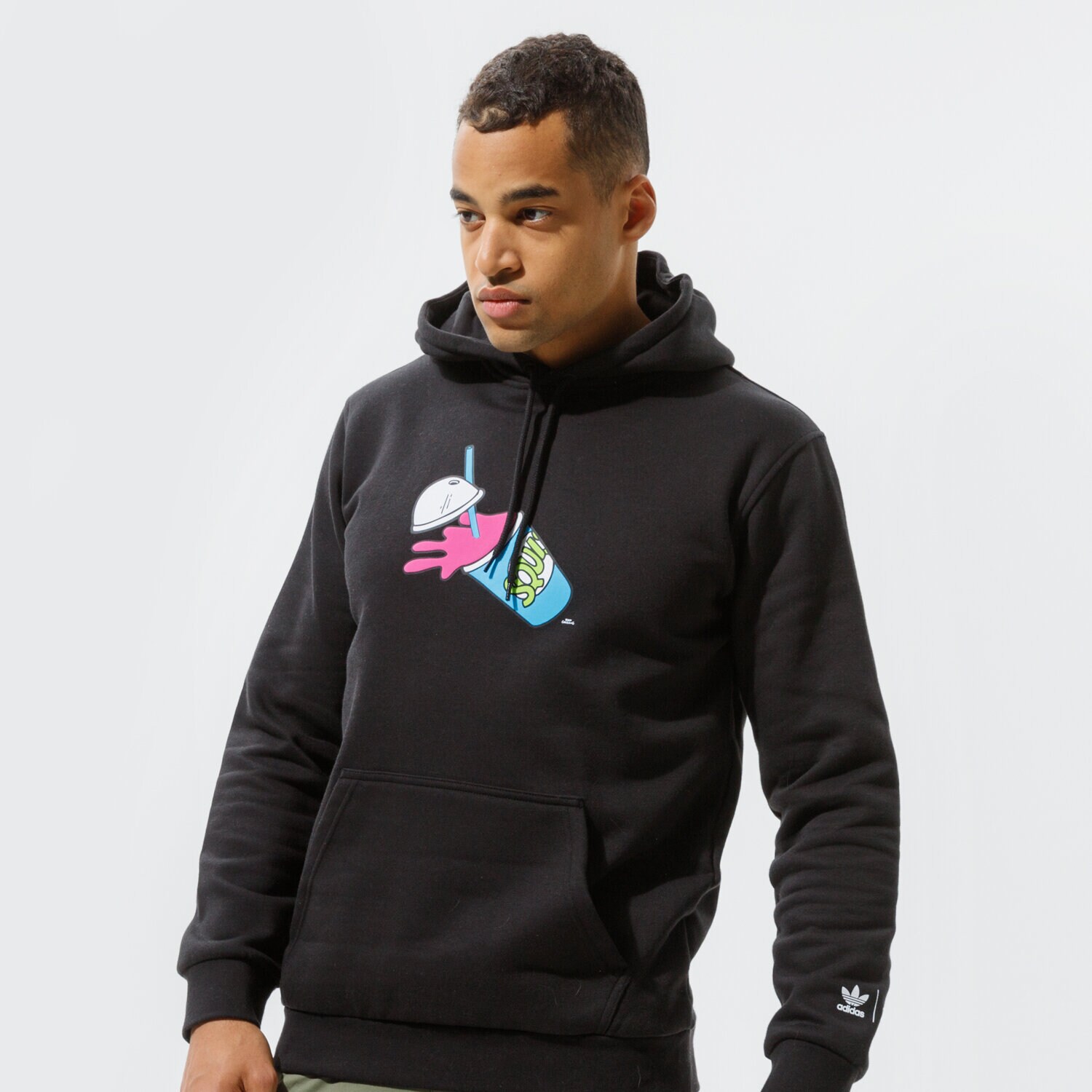 Bluza męska ADIDAS BLUZA Z KAPTUREM SIMPSONS SQUISHEE HOODIE HA5813 CZARNY