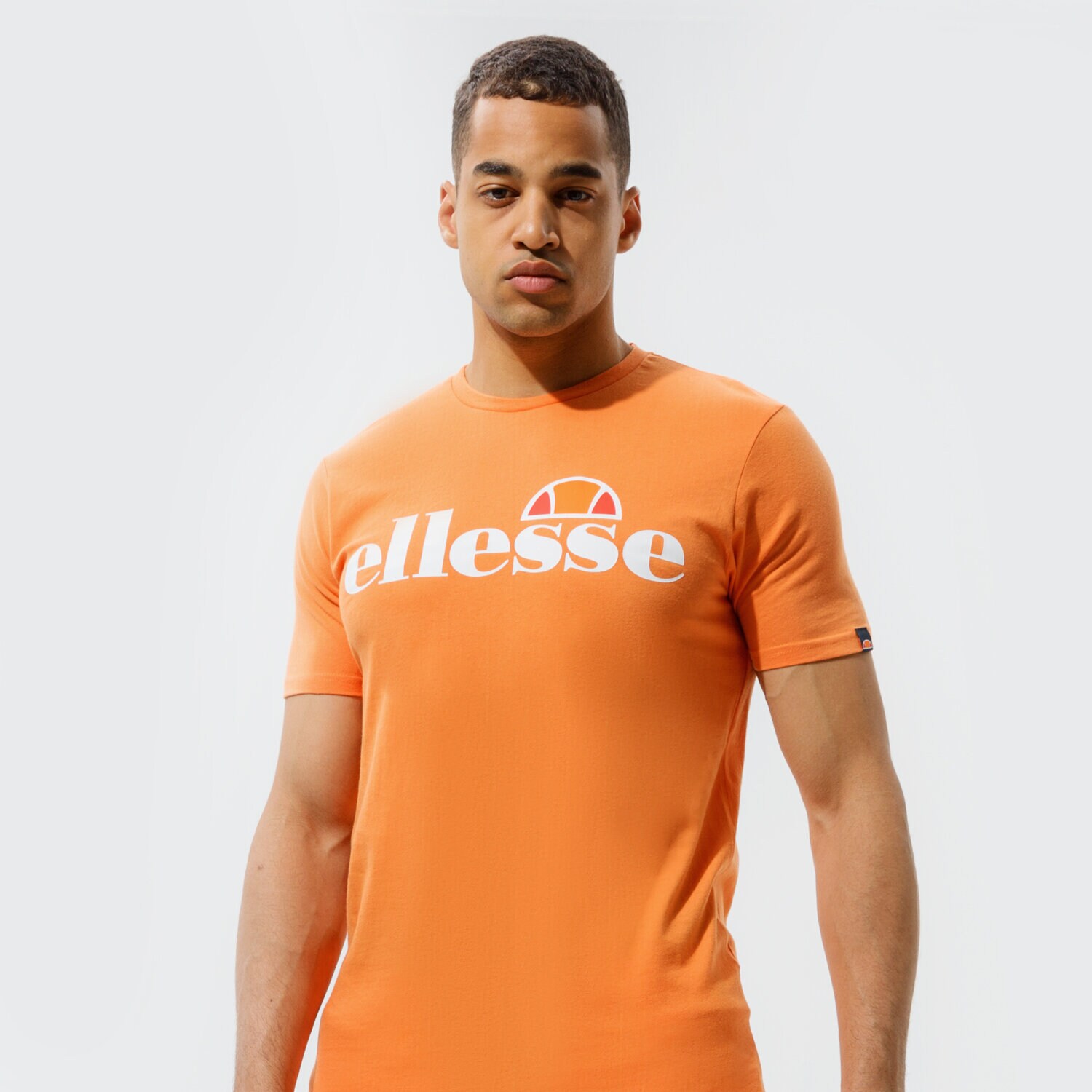 Koszulka, t-shirt sportowy męski ELLESSE T-SHIRT SL PRADOTEE ORNG SHI07405704 POMARAŃCZOWY