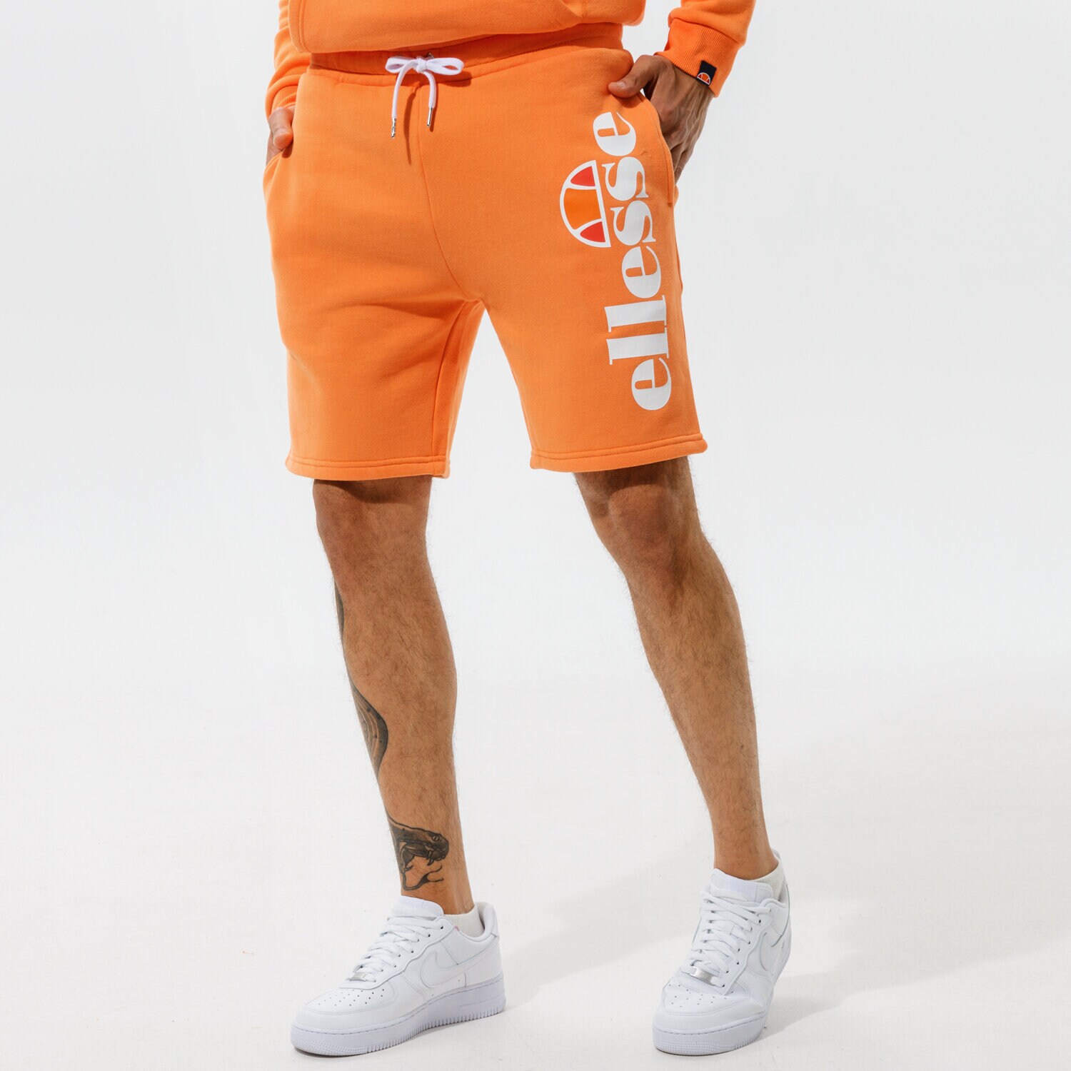 Krótkie spodenki, szorty męskie ELLESSE SZORTY BOSSINI SHORT ORNG SHI08748704 POMARAŃCZOWY