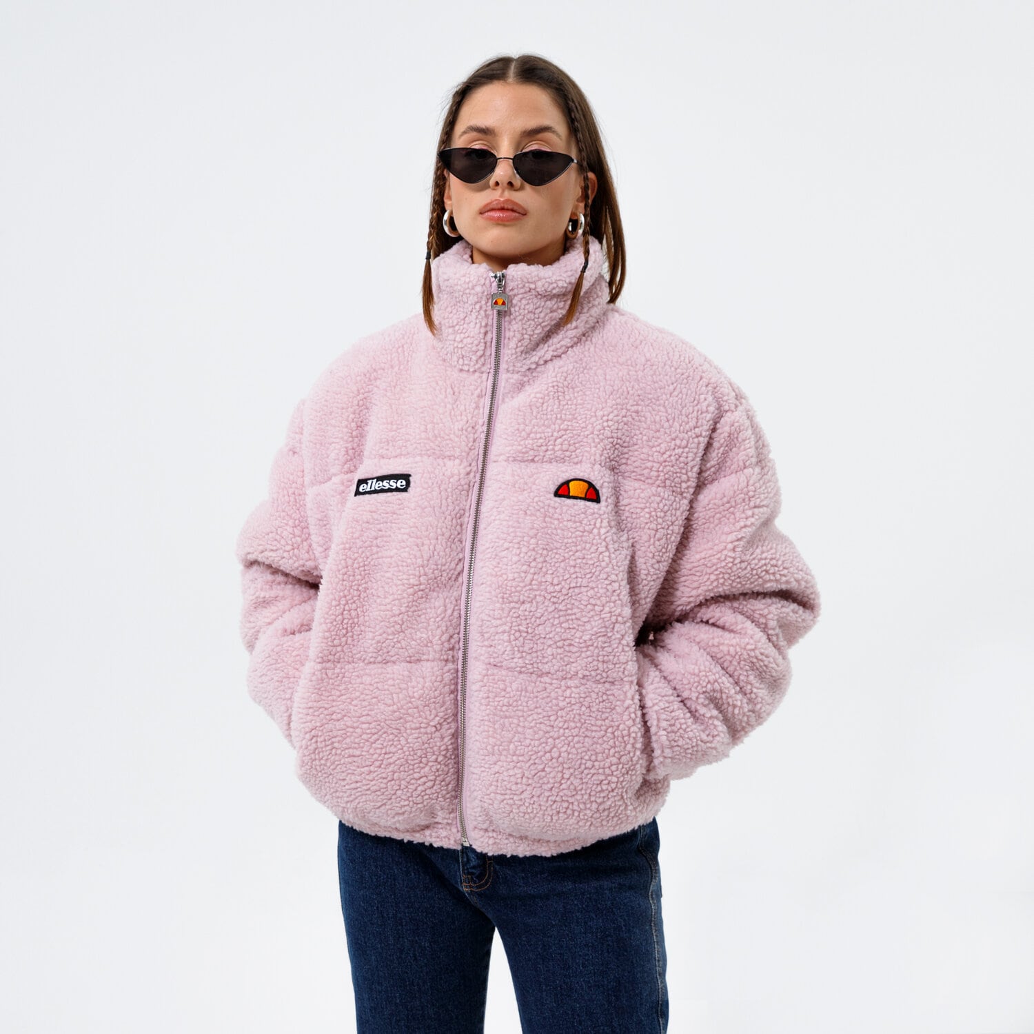 Kurtka zimowa damska ELLESSE KURTKA JUSTINE PADDED JACKET LPINK SGL13411808 RÓŻOWY