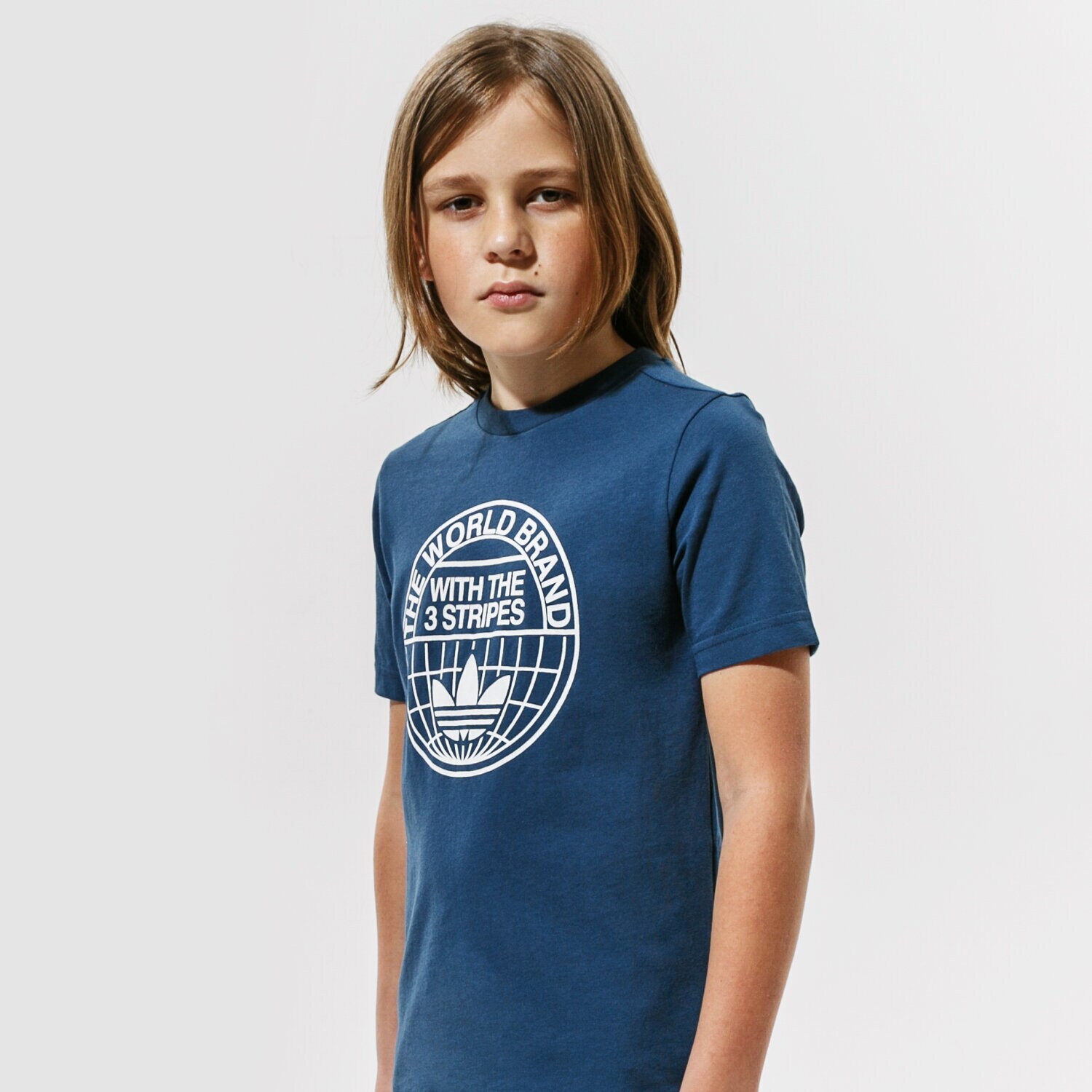 Koszulka, t-shirt dla dzieci ADIDAS T-SHIRT TEE MM GN4127 GRANATOWY