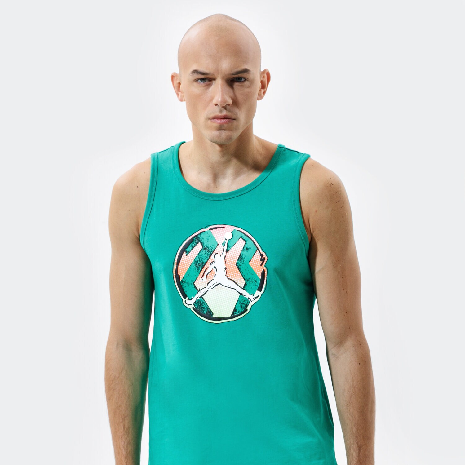 Koszulka, t-shirt sportowy męski JORDAN TANK SPORT DNA CZ8295-372 ZIELONY