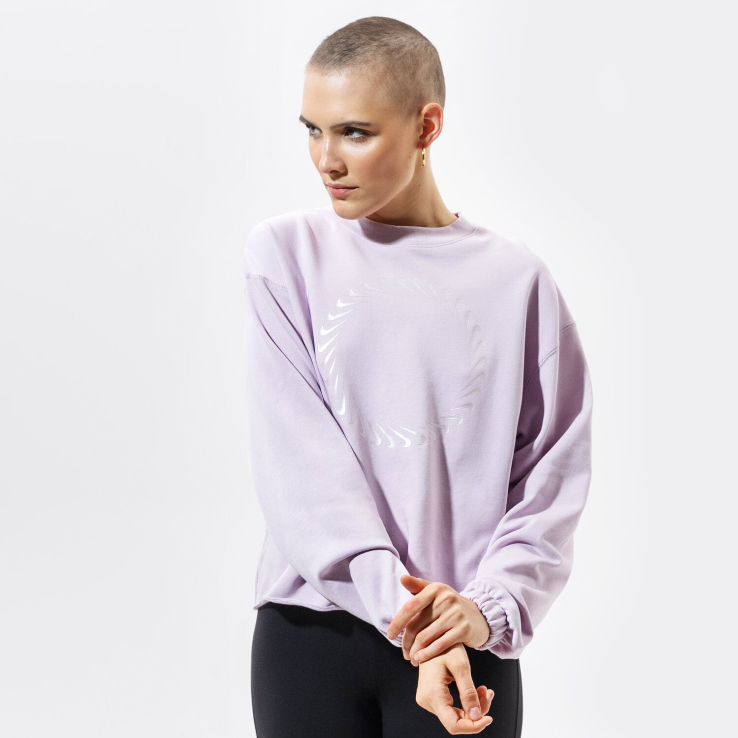 Bluza damska NIKE BLUZA W NSW ICN CLASH CREW FT DC5497-576 RÓŻOWY